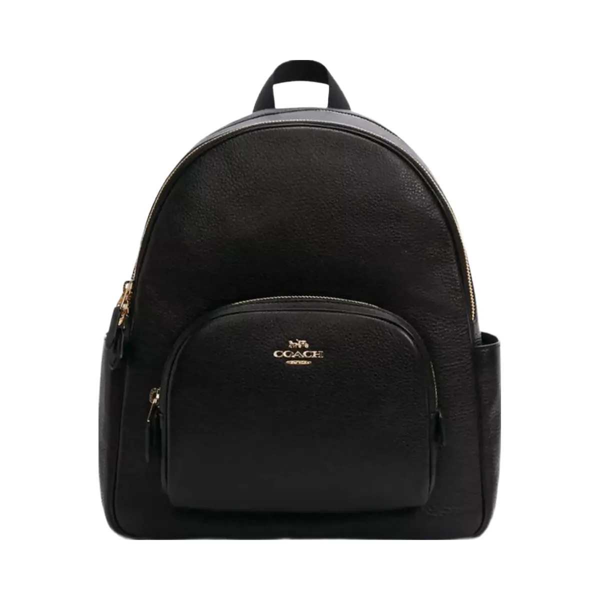 Coach Court Backpack in Gold Black - HypeFly India View 1