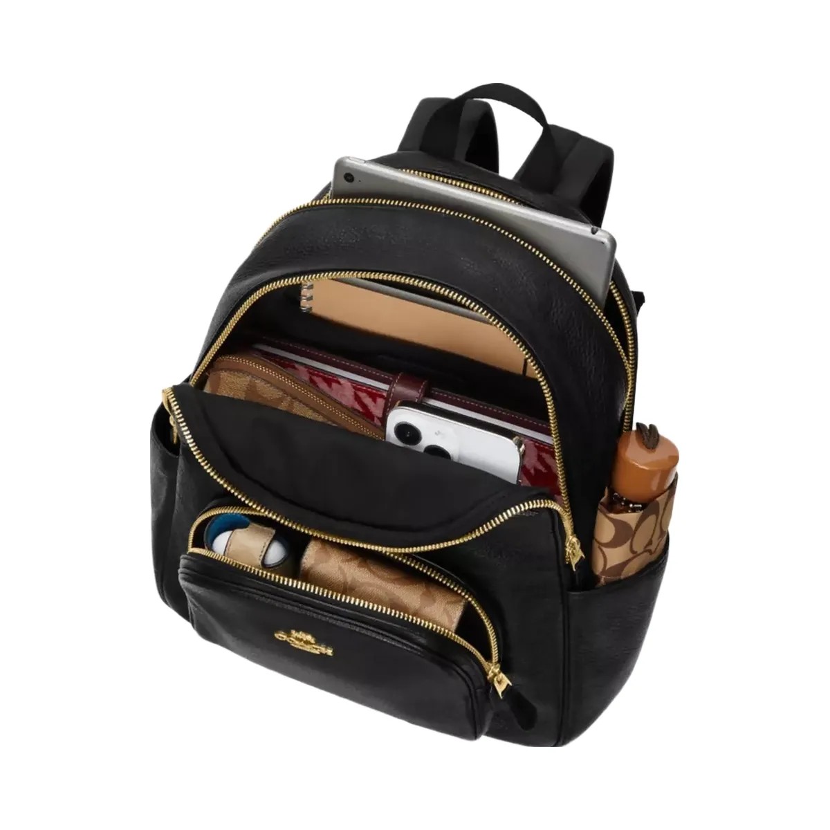 Coach Court Backpack in Gold Chalk - HypeFly India View 3