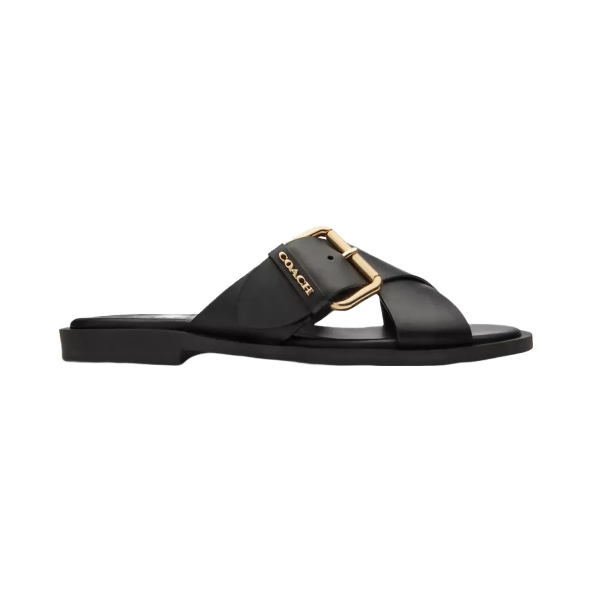 Coach Crisscross Buckle Sandal in Black - HypeFly India View 2