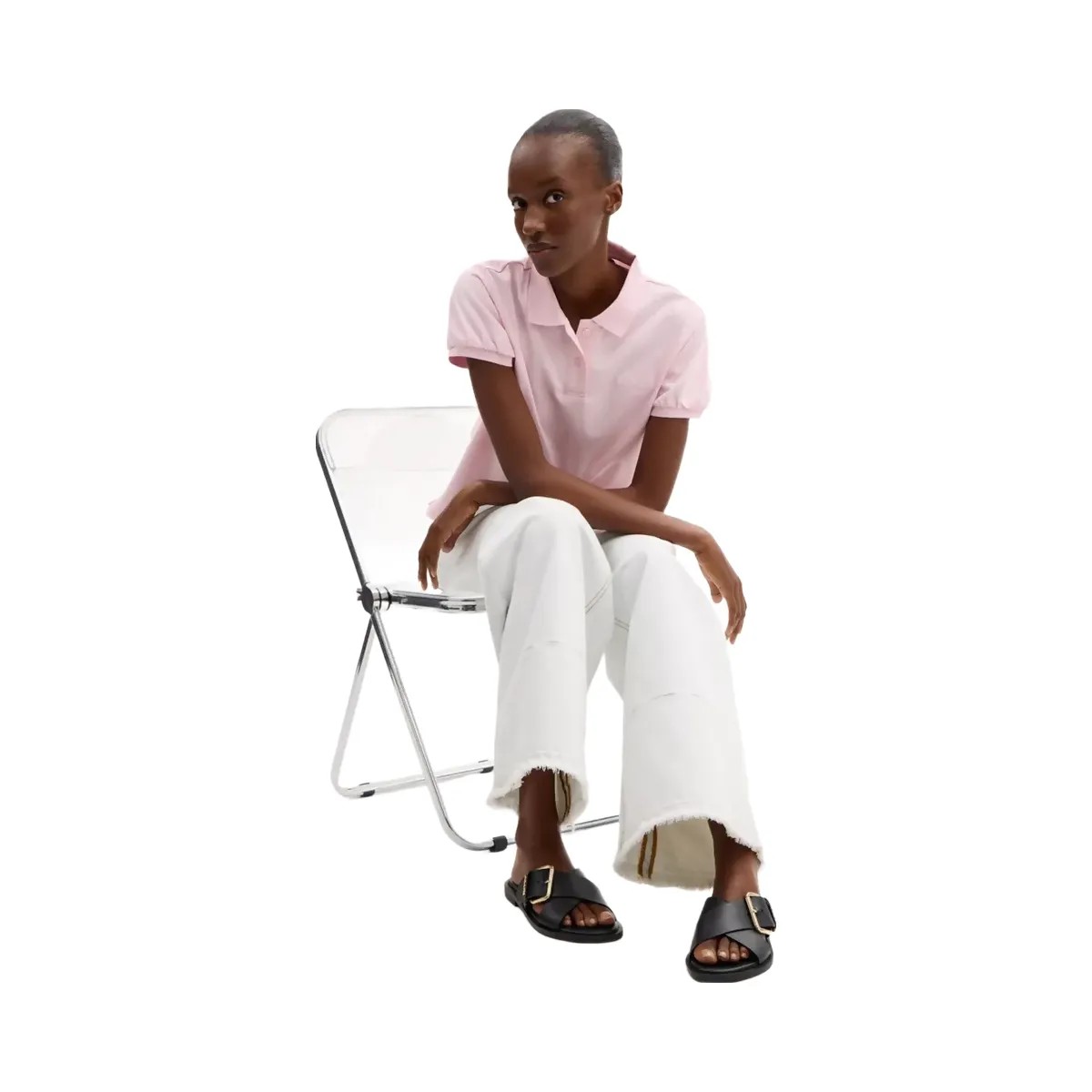 Coach Crisscross Buckle Sandal in Black - HypeFly India View 6
