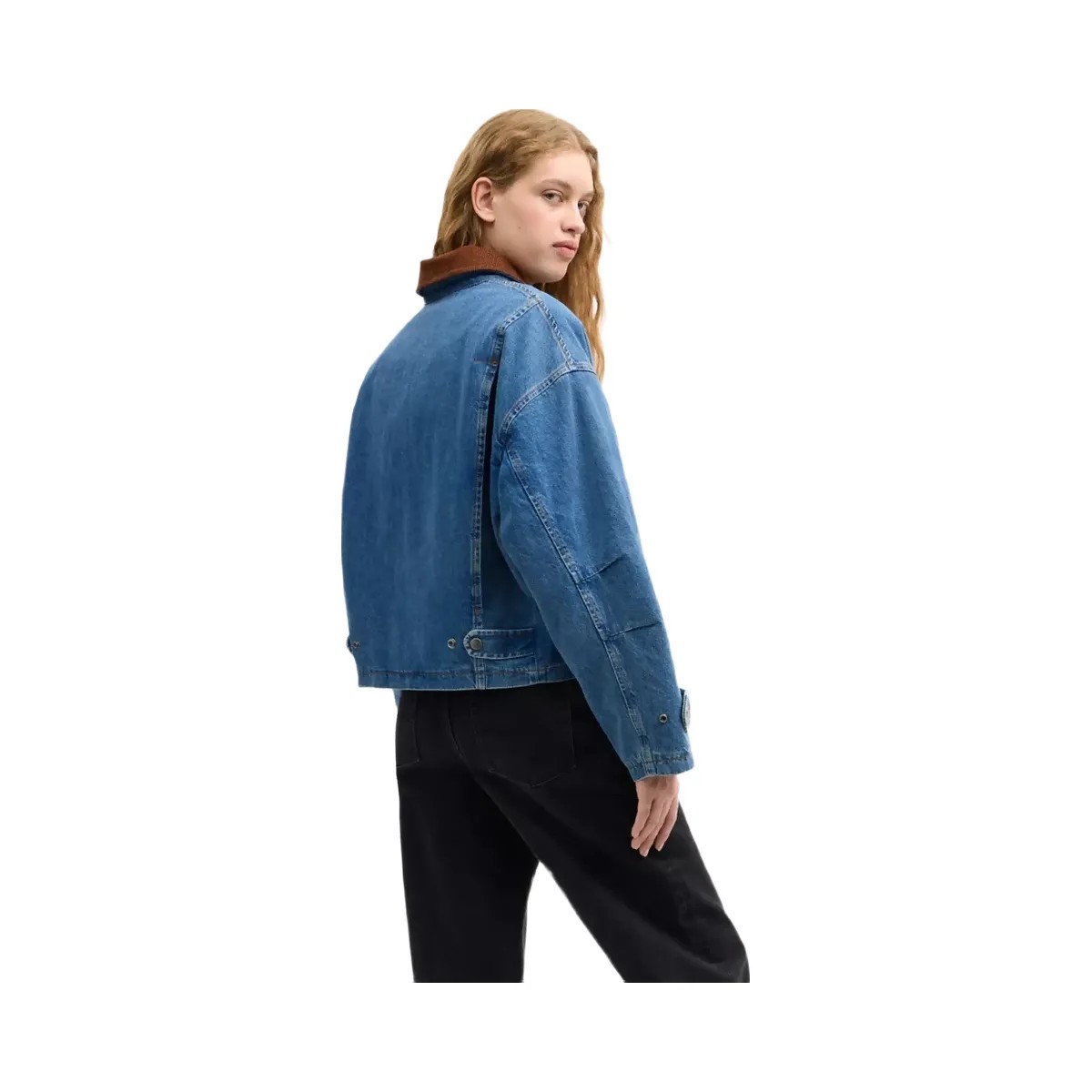Coach Denim Barn Jacket in Western Wash - HypeFly India View 3