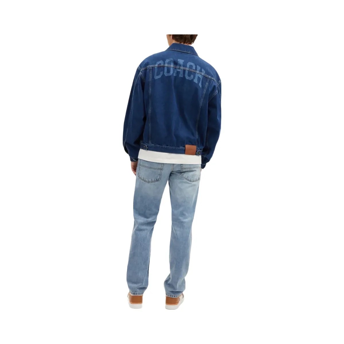Coach Denim  Jacket Dark Wash - HypeFly India View 3