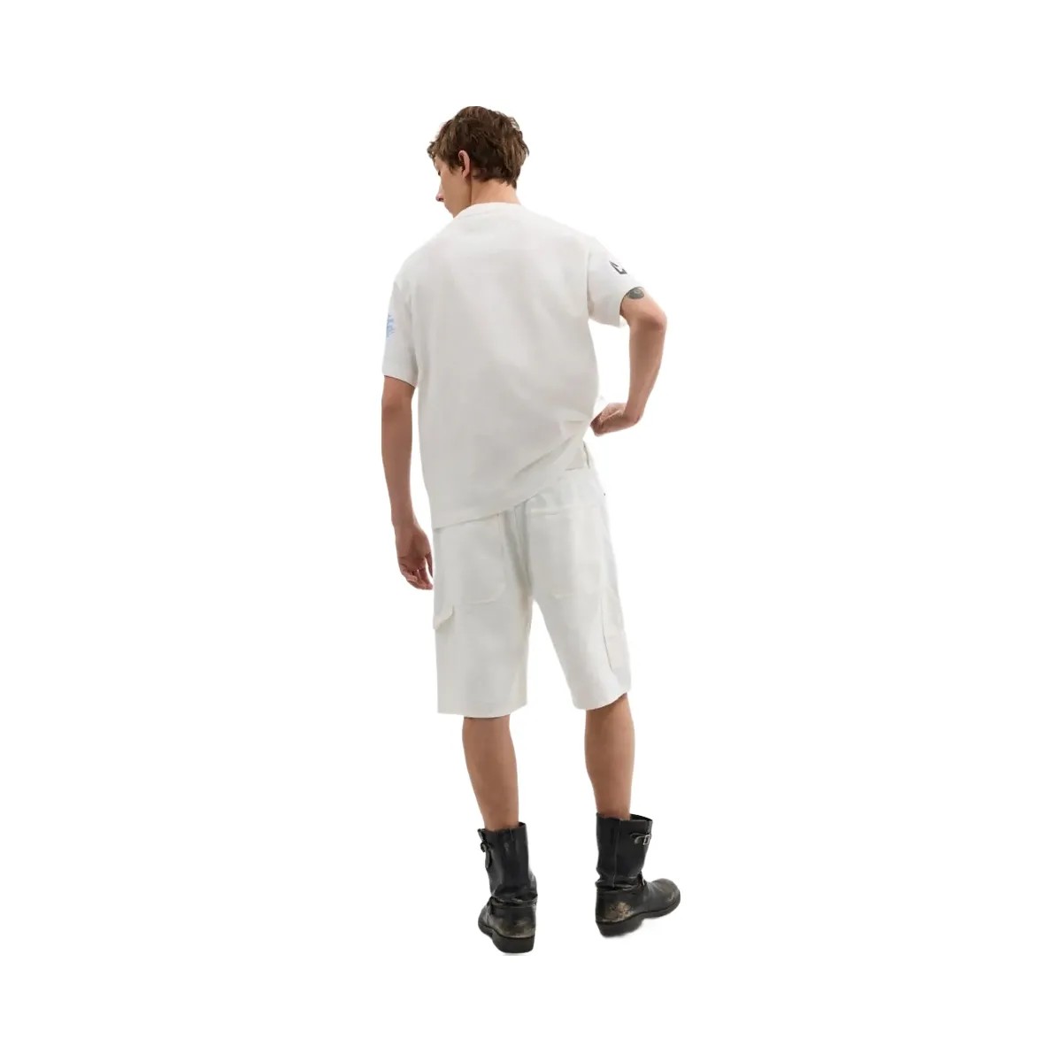 Coach Denim Shorts White - HypeFly India View 3