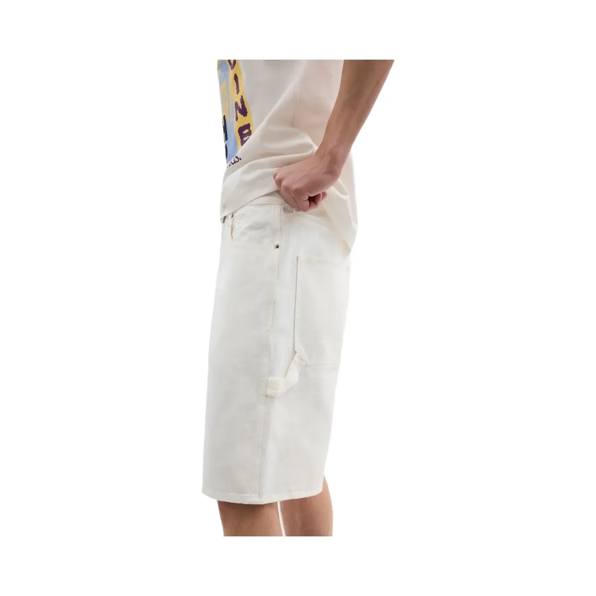 Coach Denim Shorts White - HypeFly India View 4