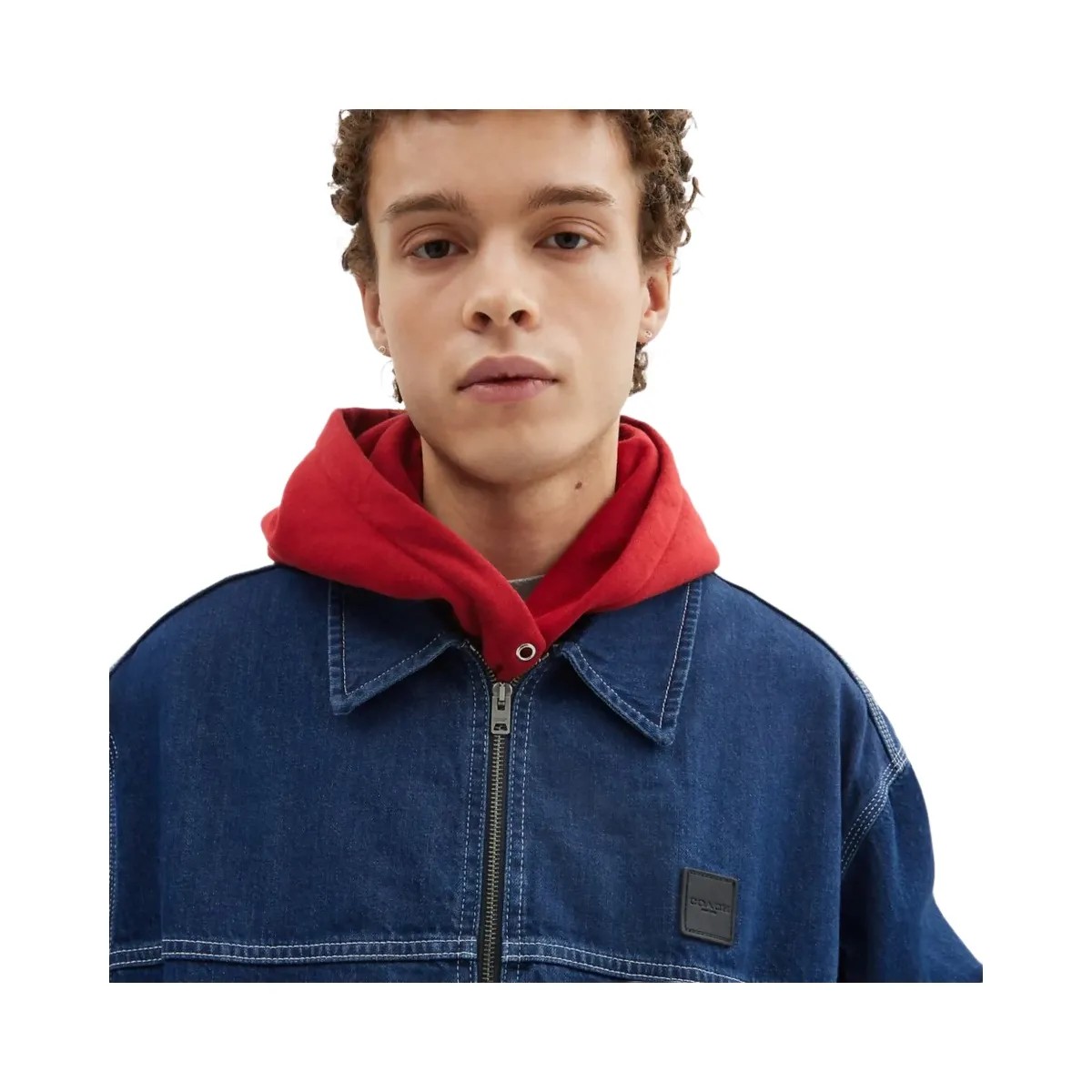 Coach Denim Work Jacket Dark Wash - HypeFly India View 4
