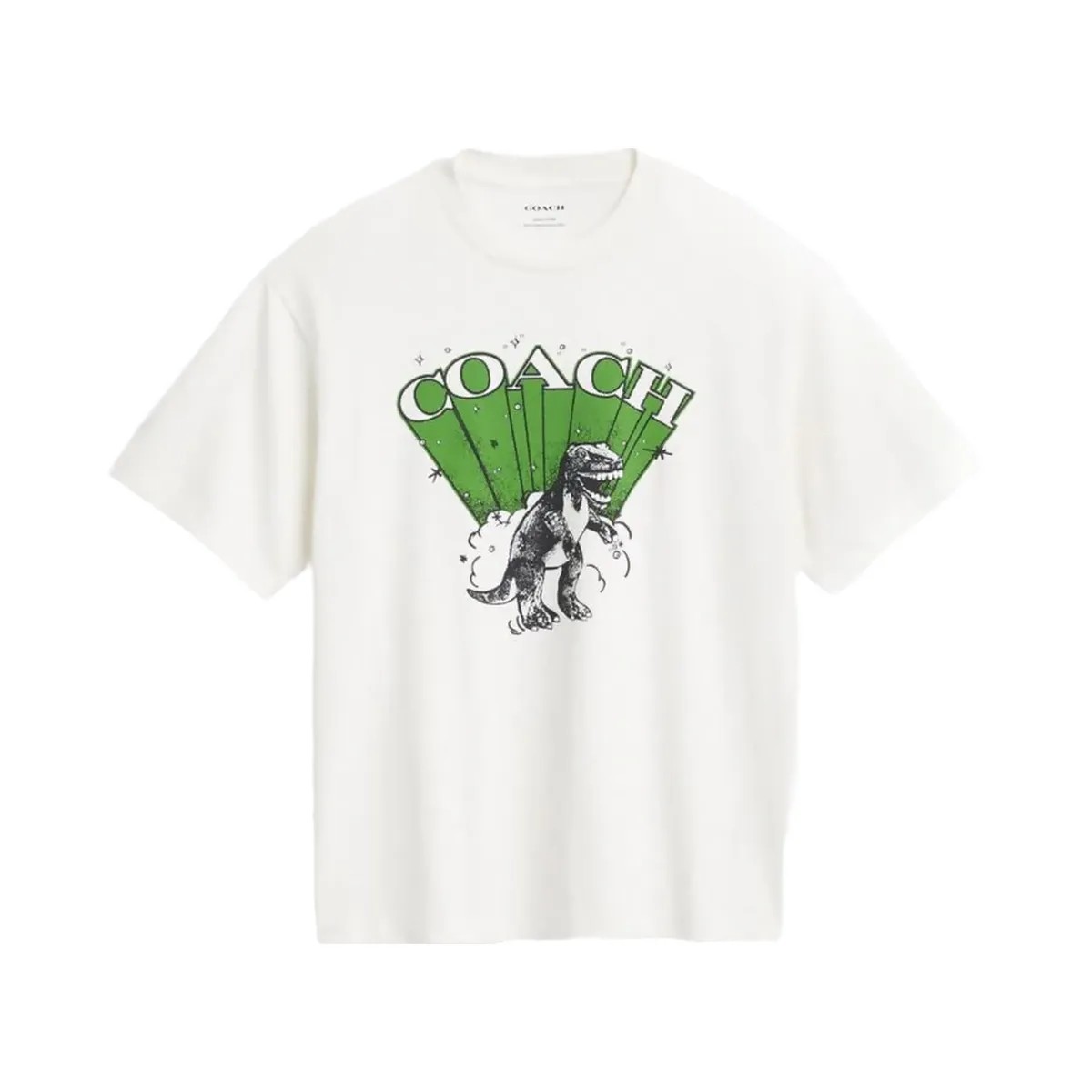 Coach Dinosaur T Shirt Vintage Ivory - HypeFly India View 1