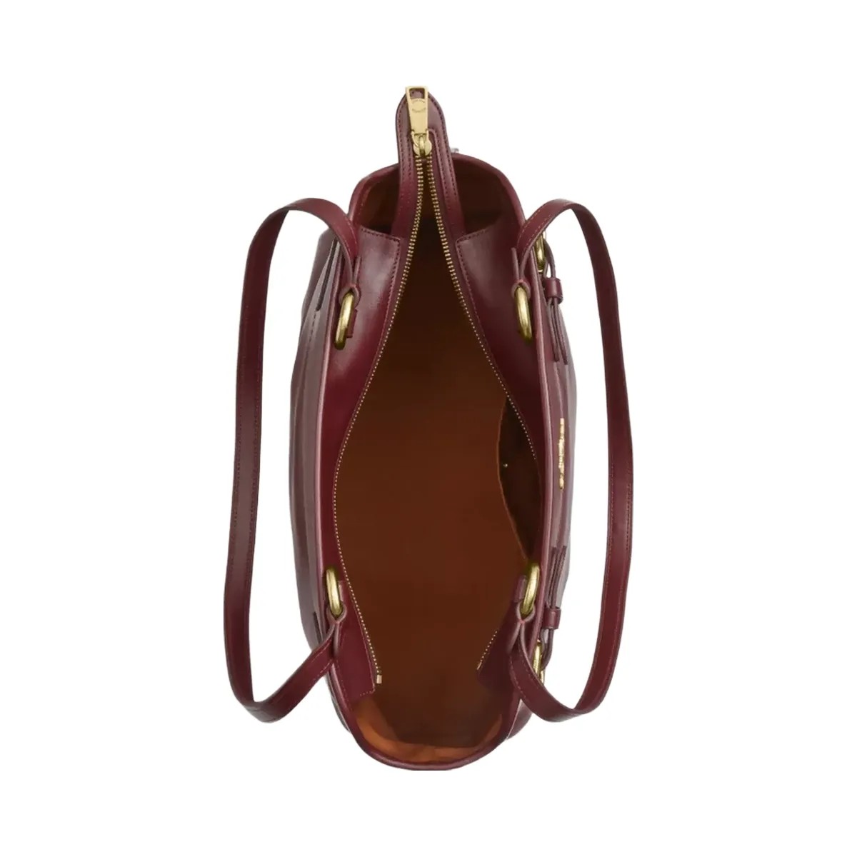 Coach Easton Tote Bag in Gold Dark Wine - HypeFly India View 4