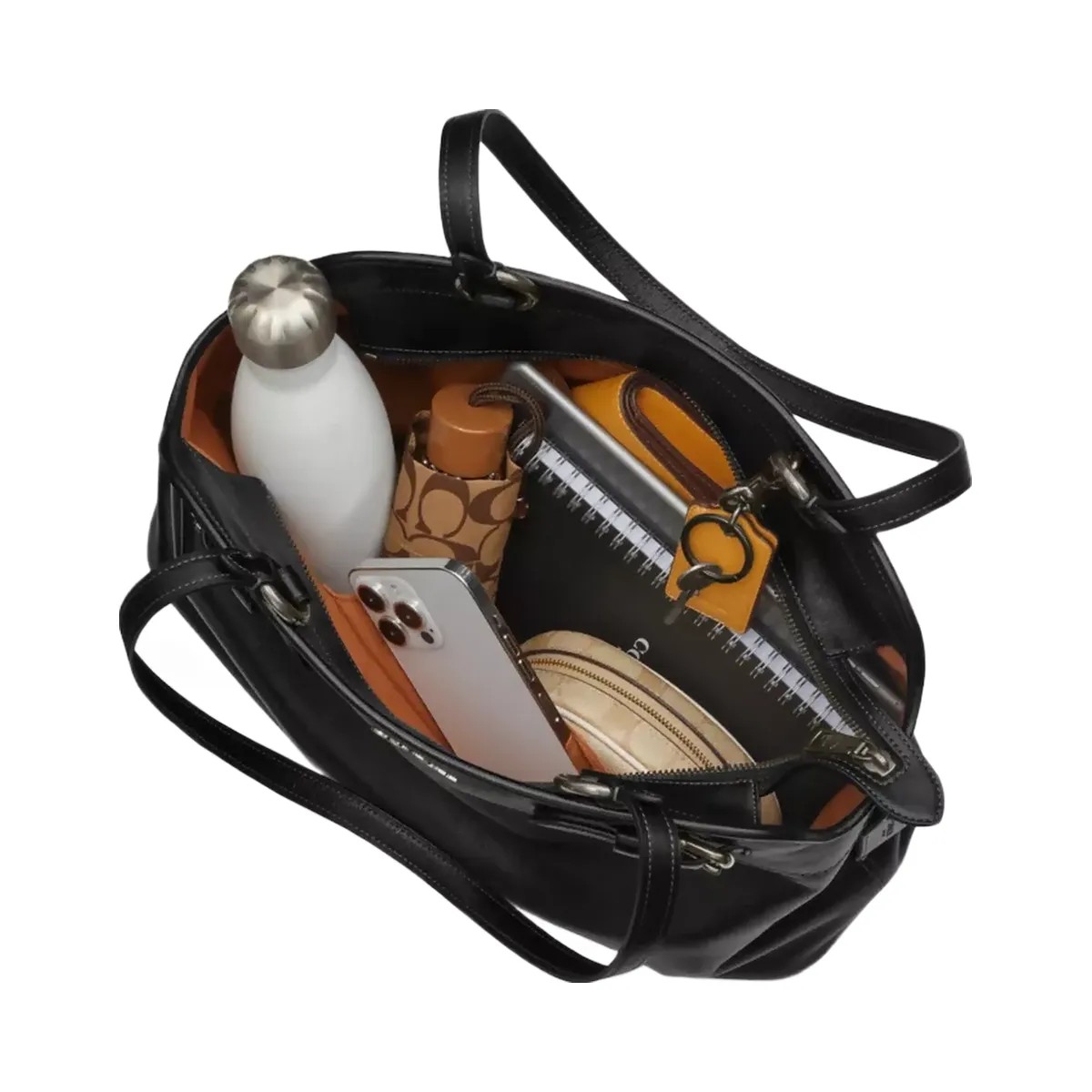 Coach Easton Tote Bag in Gunmetal Black - HypeFly India View 3