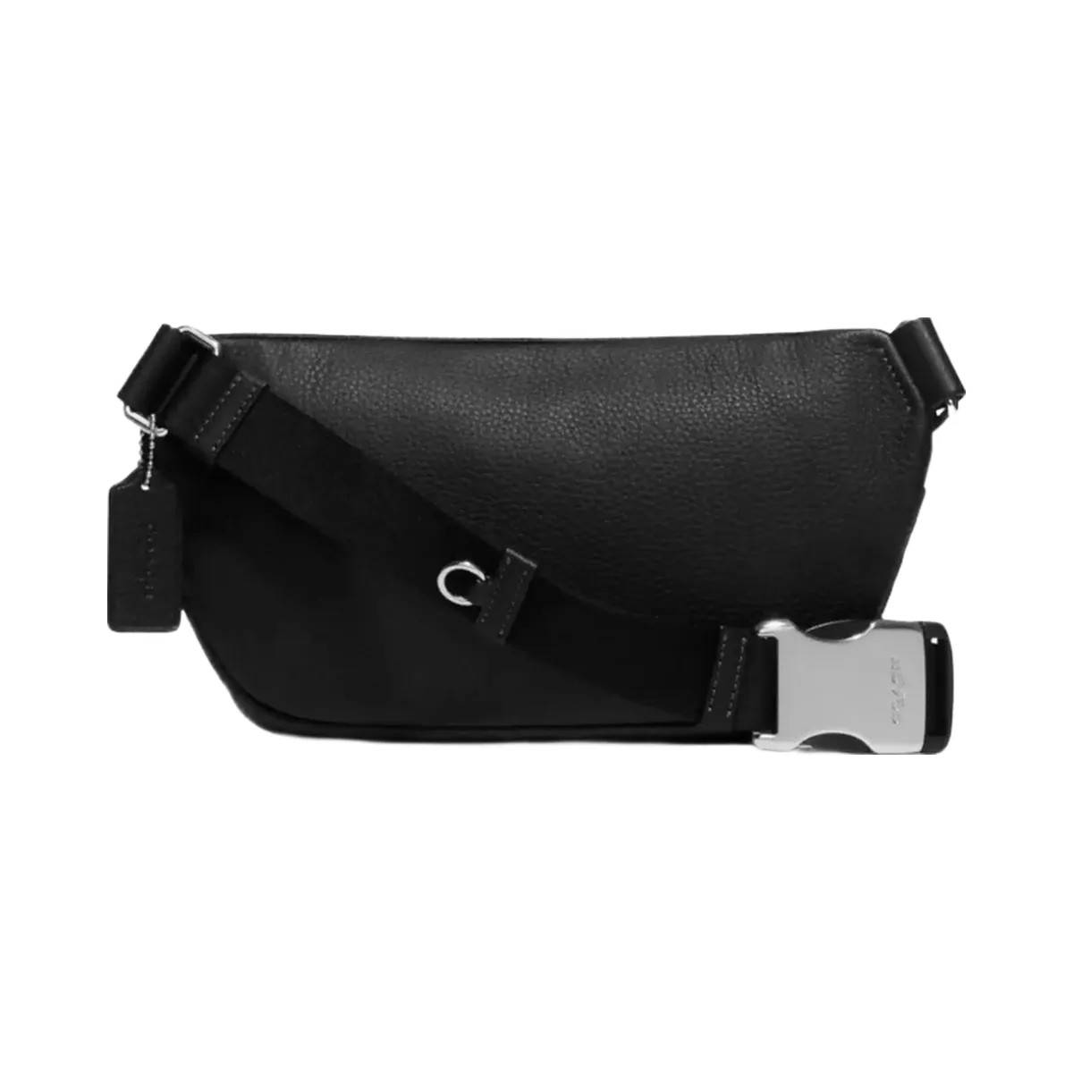 Coach Elias Belt Bag in Silver Black - HypeFly India View 2
