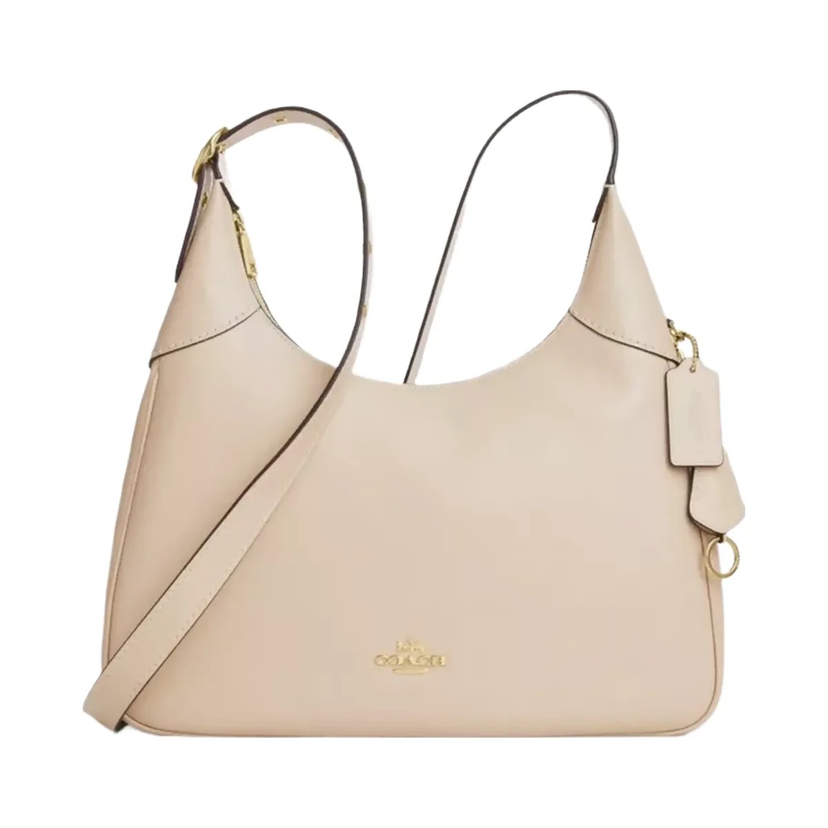 Coach Ella Shoulder Bag in Gold Oat - HypeFly India View 1
