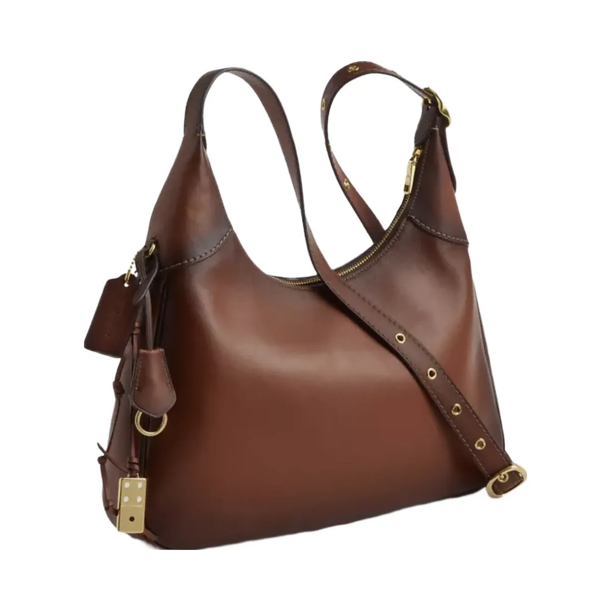 Coach Ella Shoulder Bag in Gold Redwood - HypeFly India View 2