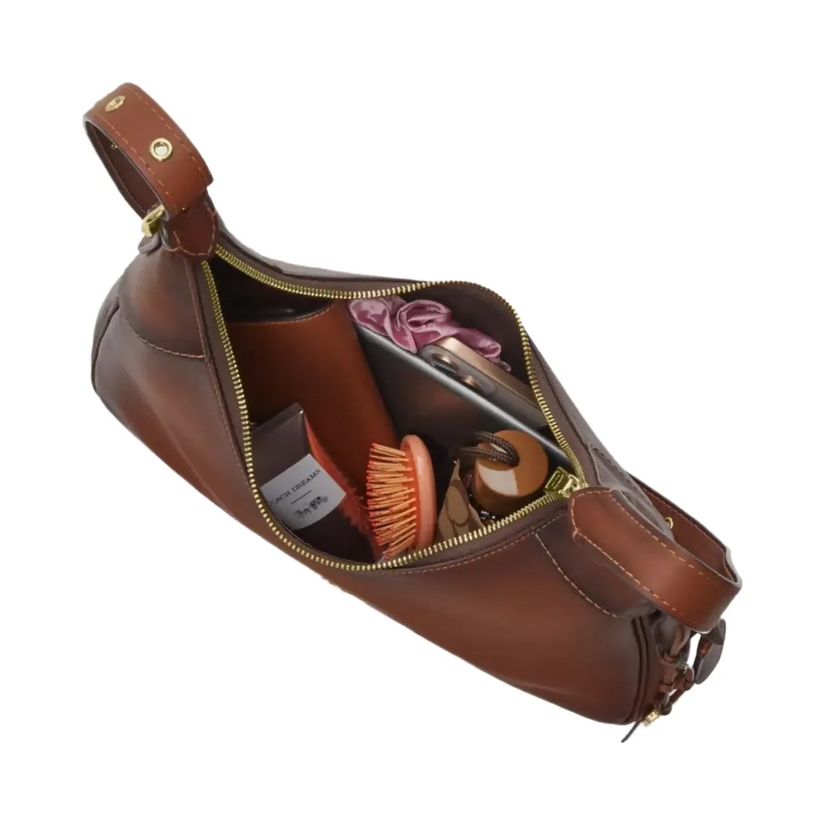 Coach Ella Shoulder Bag in Gold Redwood - HypeFly India View 3