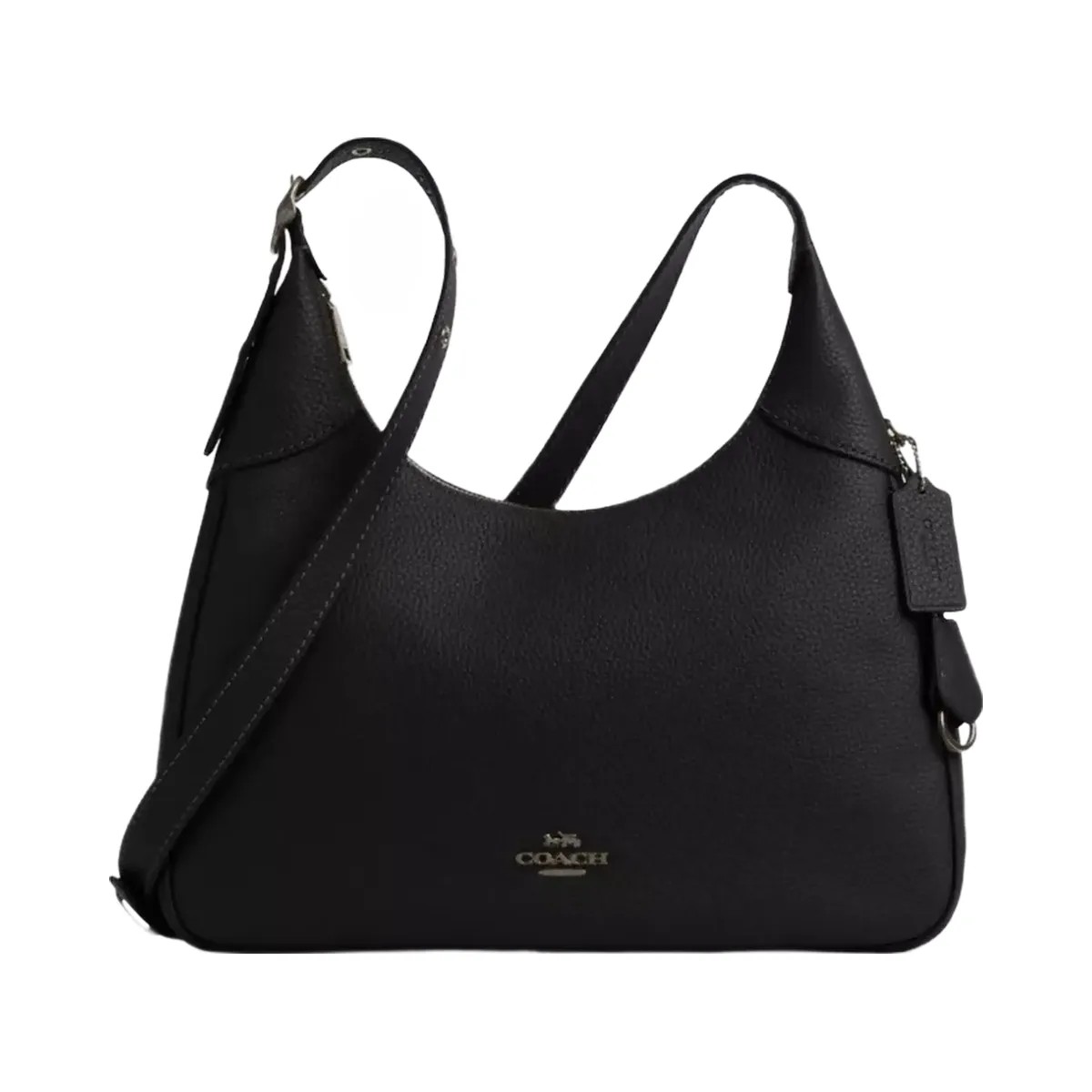 Coach Ella Shoulder Bag in Gunmetal Black - HypeFly India View 1
