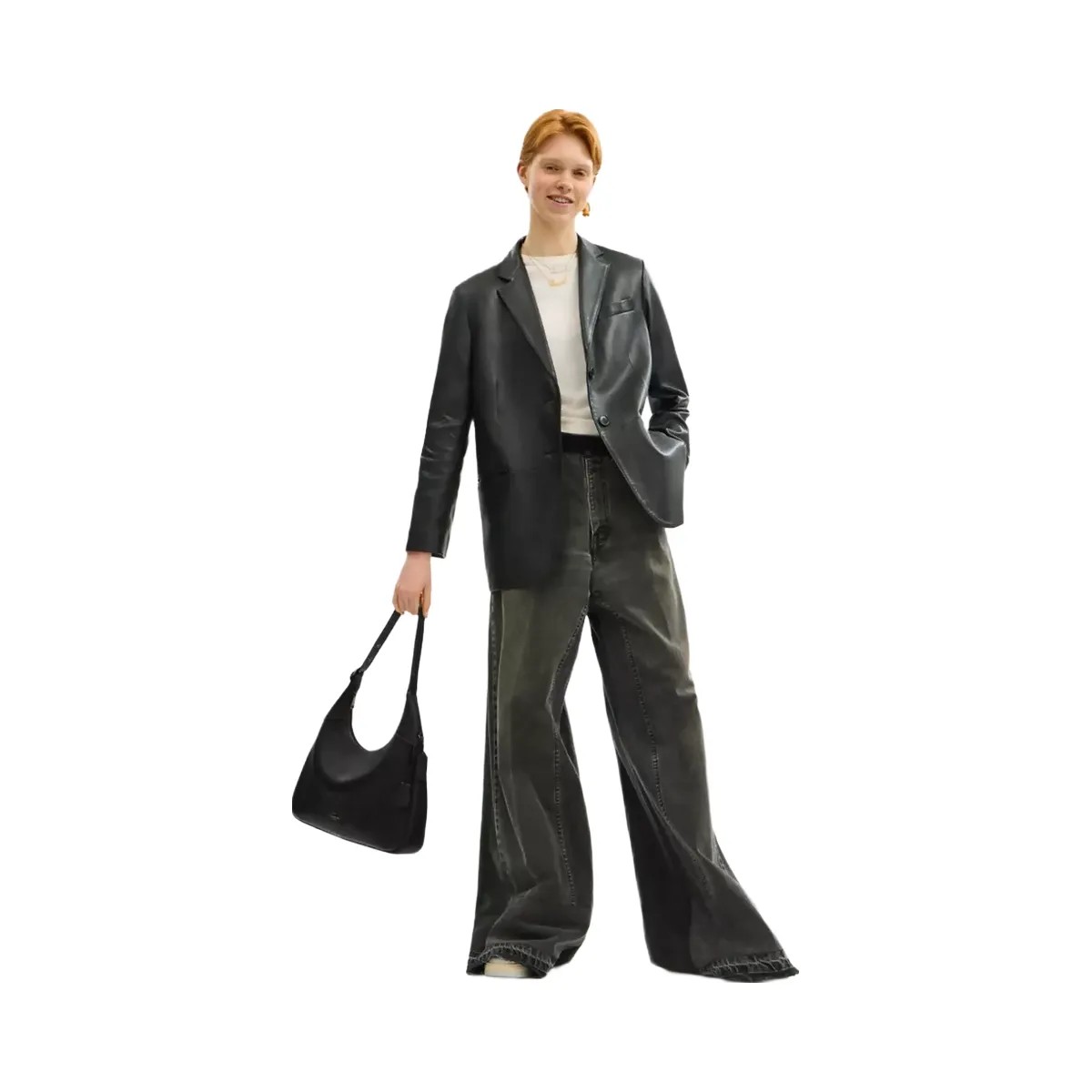 Coach Ella Shoulder Bag in Gunmetal Black - HypeFly India View 6