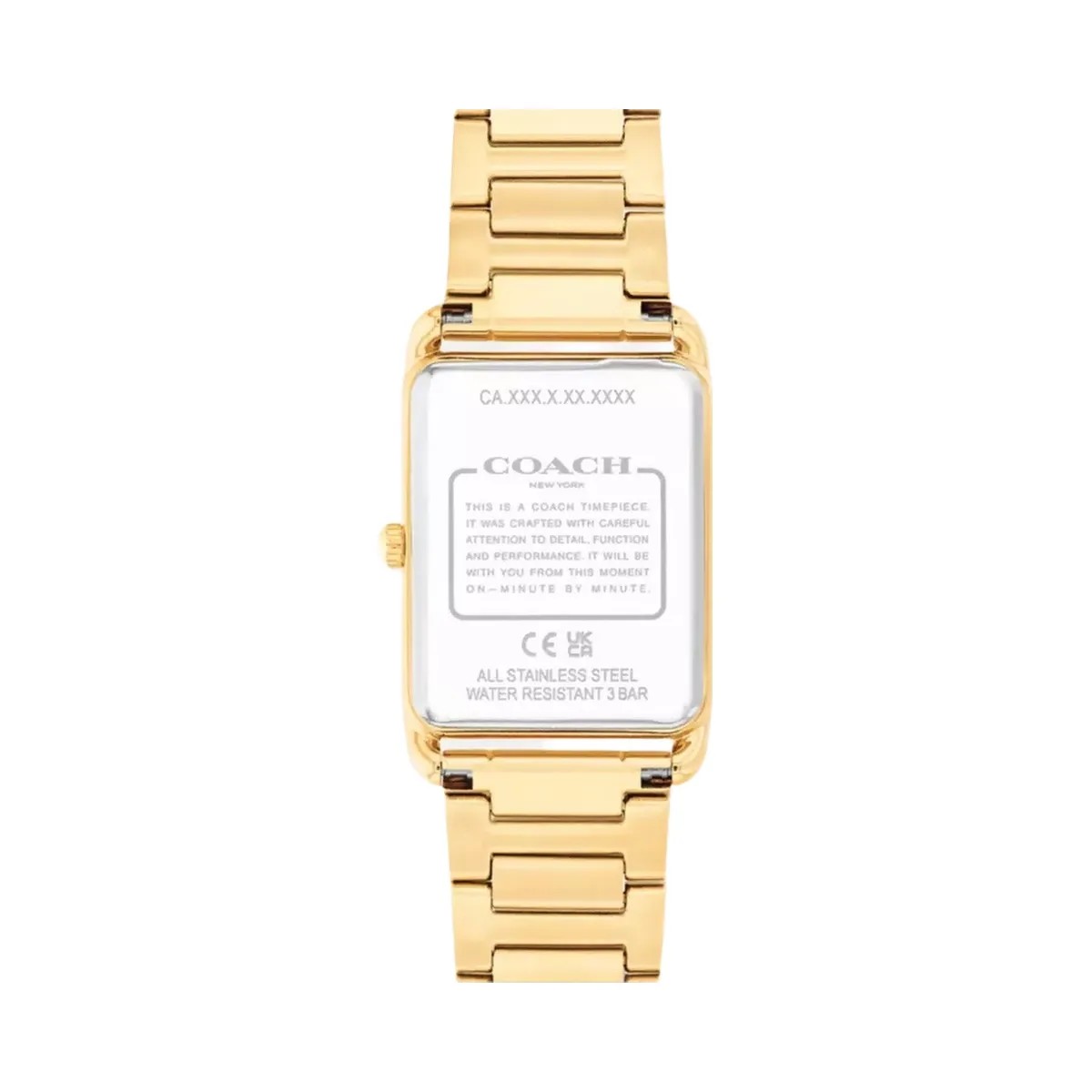 Coach Elliot Watch, 32 Mm X 26 Mm in Gold - HypeFly India View 3