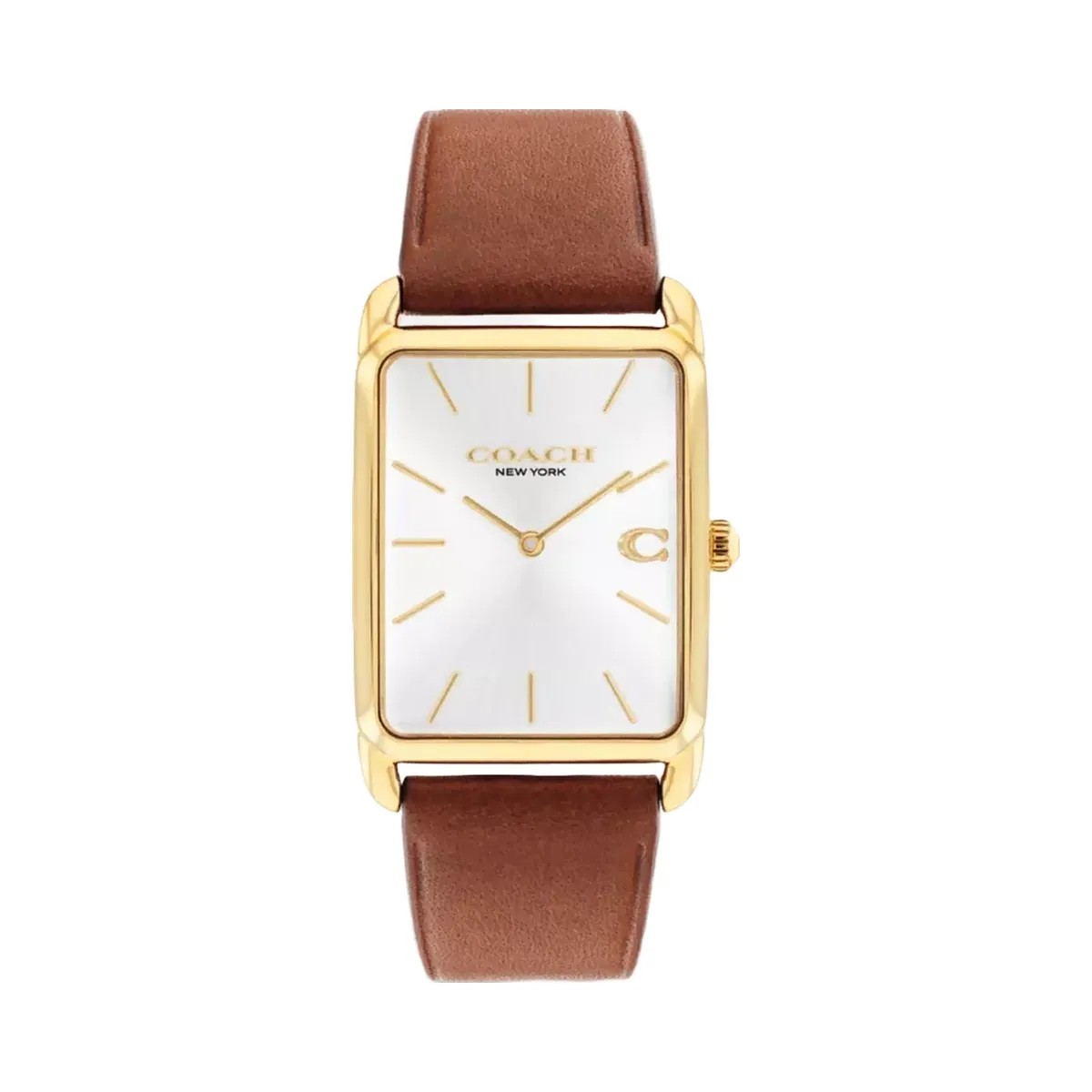 Coach Elliot Watch, 32 Mm X 26 Mm in Saddle - HypeFly India View 1