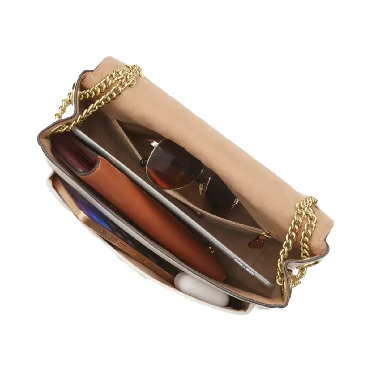 Coach Elodie Crossbody Bag in Gold Chalk - HypeFly India View 3