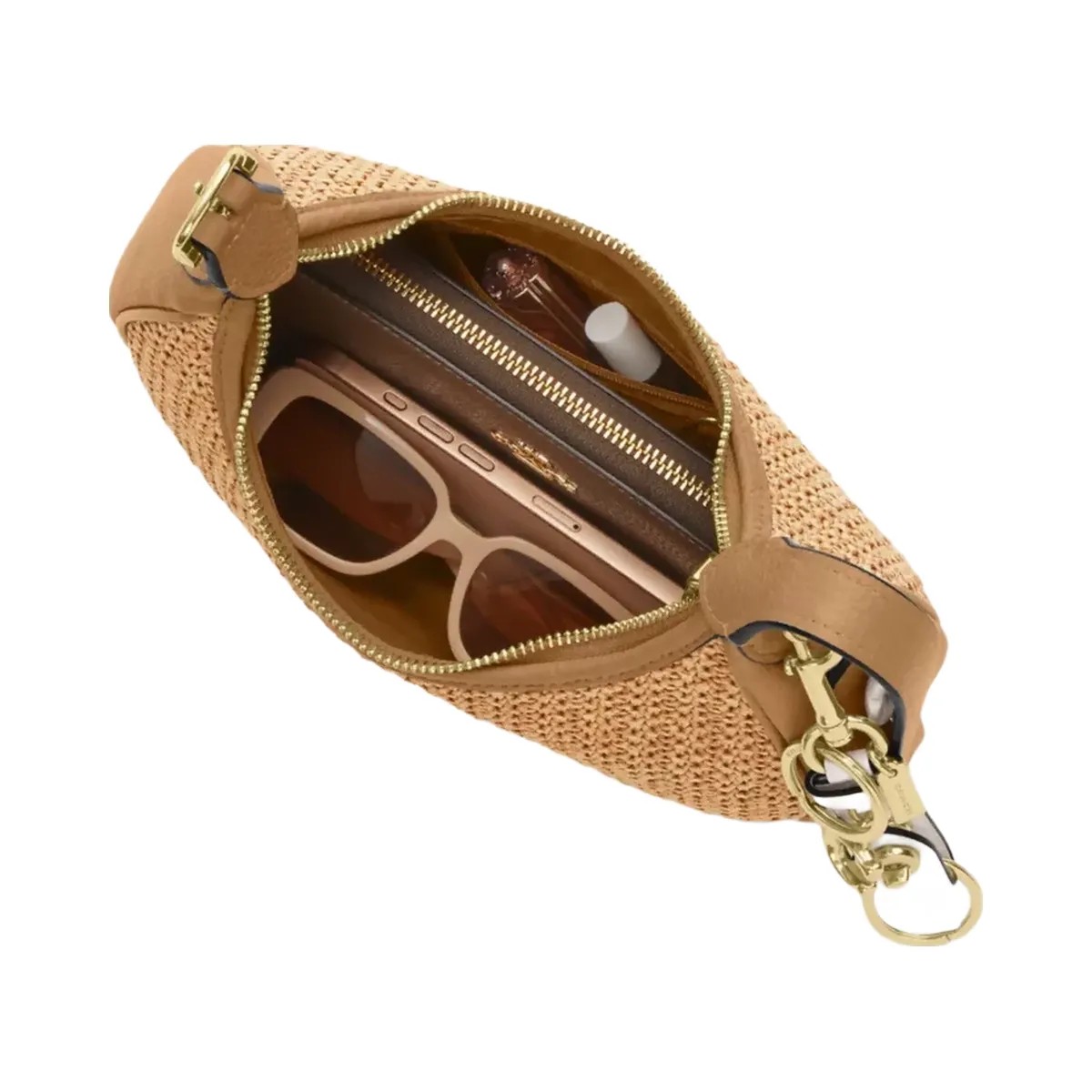 Coach Emily Shoulder Bag in Gold Toast - HypeFly India View 4