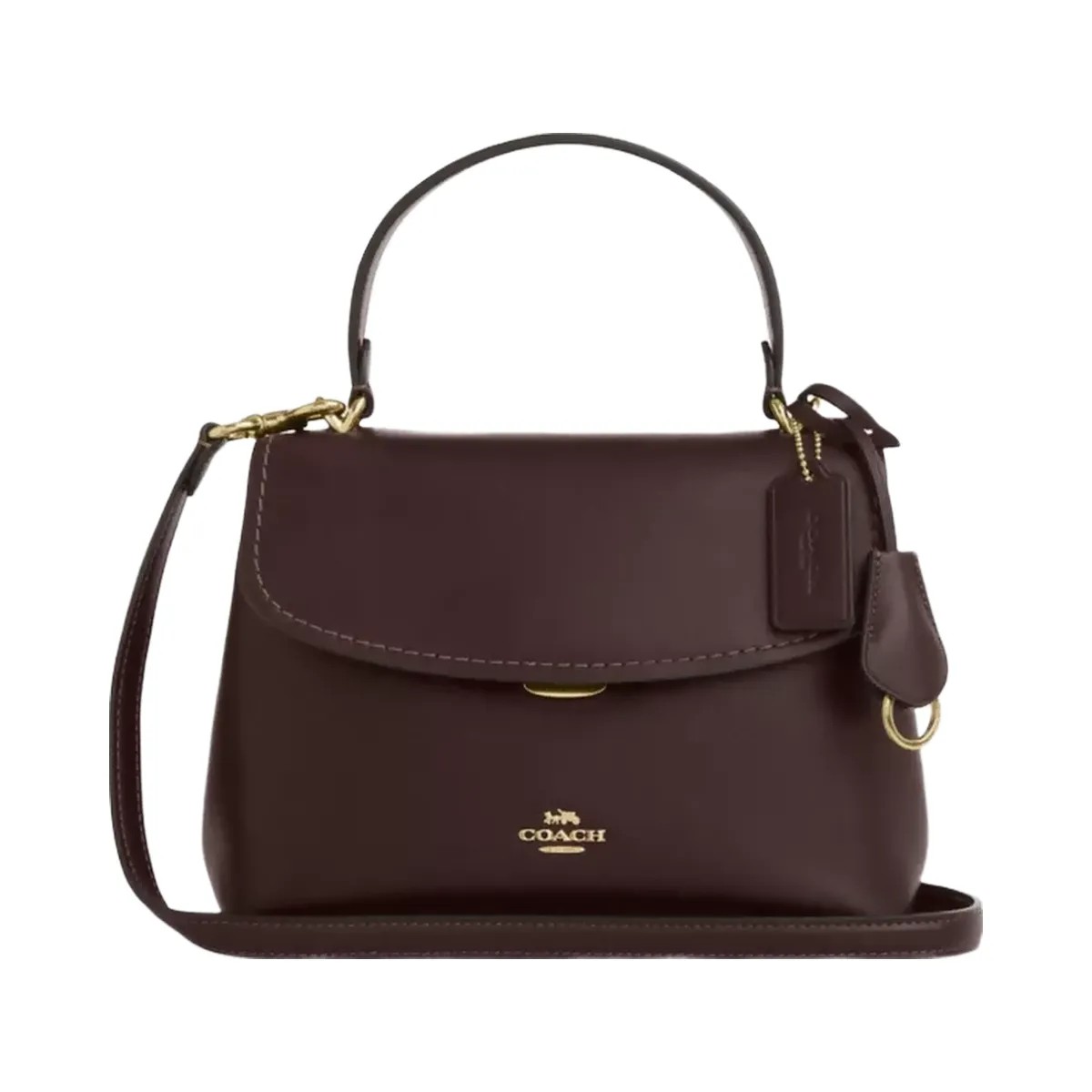 Coach Emory Top Handle Bag in Gold Espresso - HypeFly India View 1