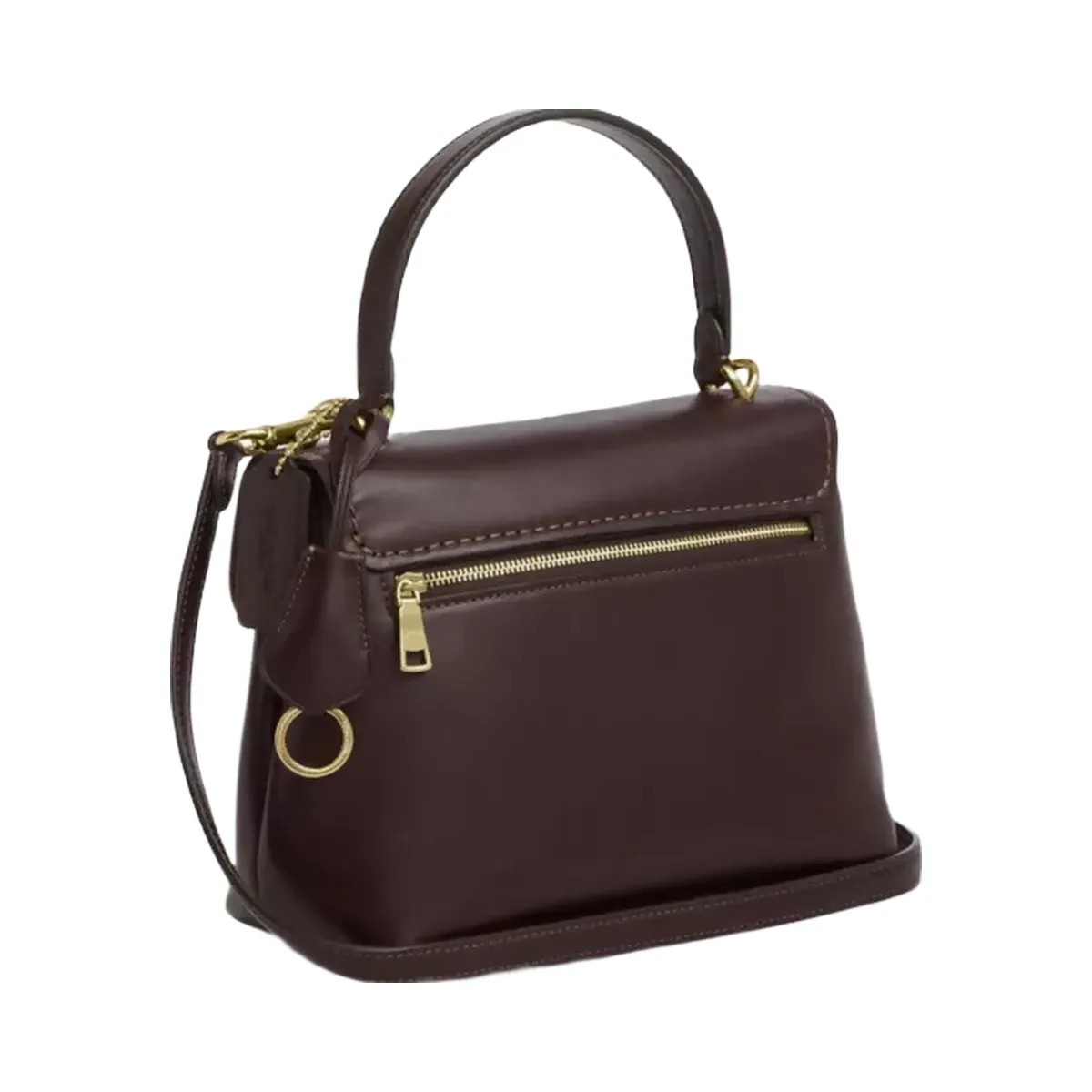 Coach Emory Top Handle Bag in Gold Espresso - HypeFly India View 2