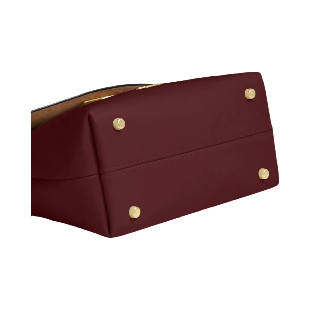 Coach Emory Top Handle Bag in Gold Maroon - HypeFly India View 5