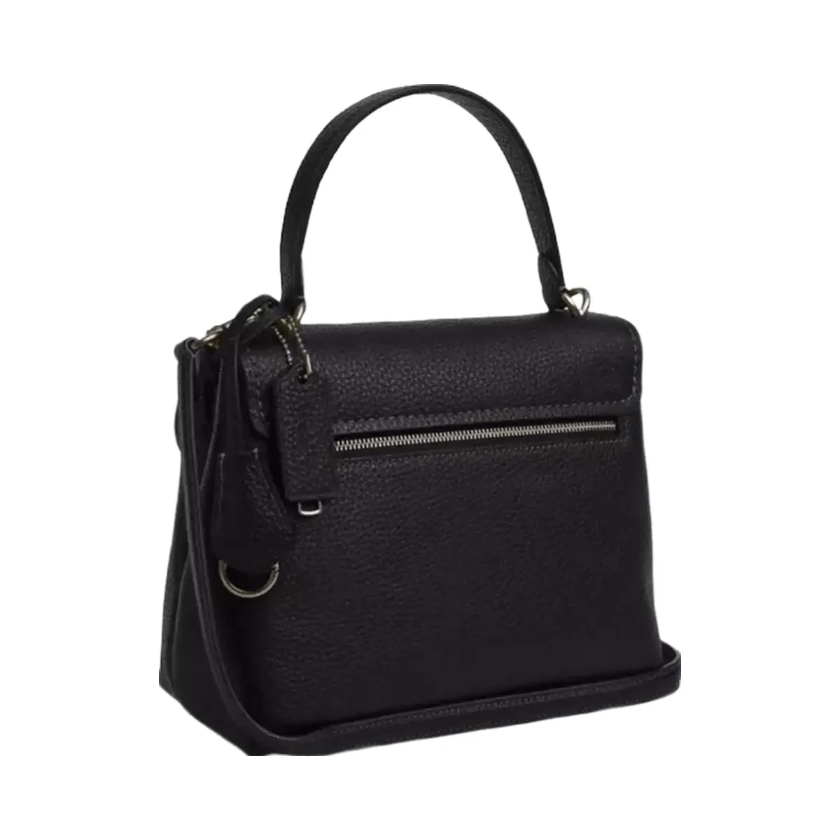 Coach Emory Top Handle Bag in Gunmetal Black - HypeFly India View 2
