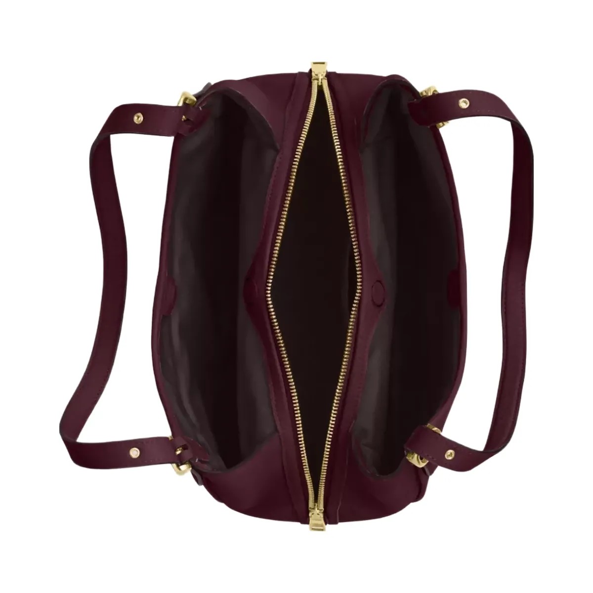 Coach Erin Shoulder Bag in Gold Dark Wine - HypeFly India View 4