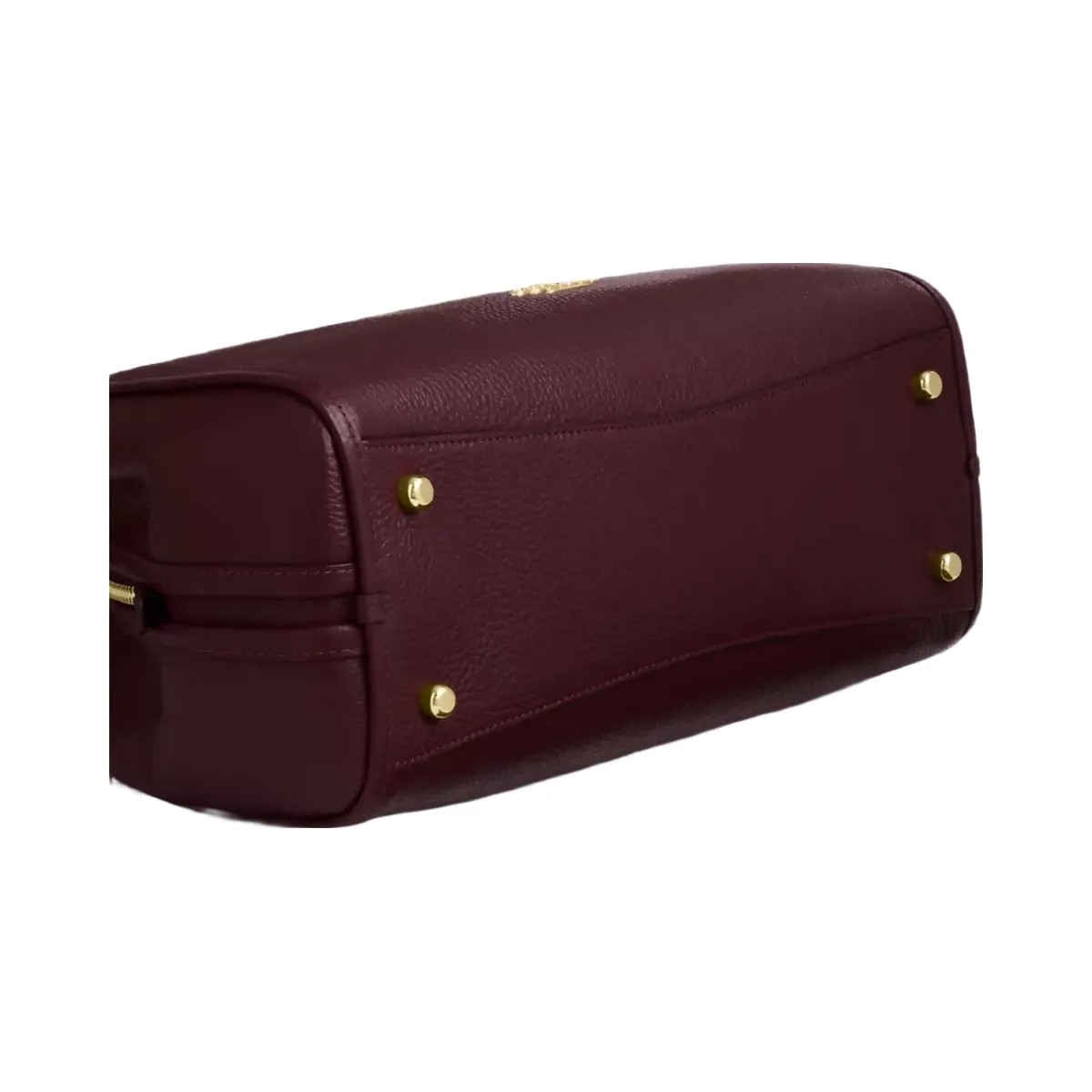 Coach Erin Shoulder Bag in Gold Dark Wine - HypeFly India View 5