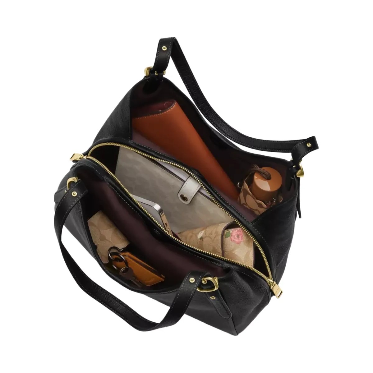Coach Erin Shoulder Bag in Gold Maple - HypeFly India View 3