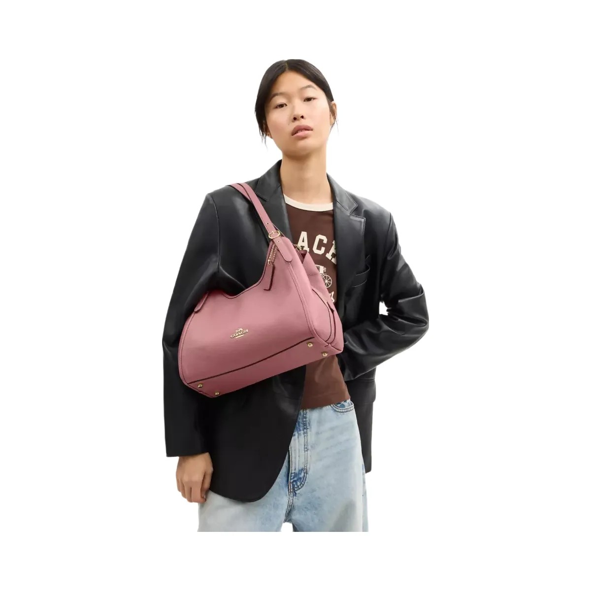 Coach Erin Shoulder Bag in Gold Peony - HypeFly India View 6