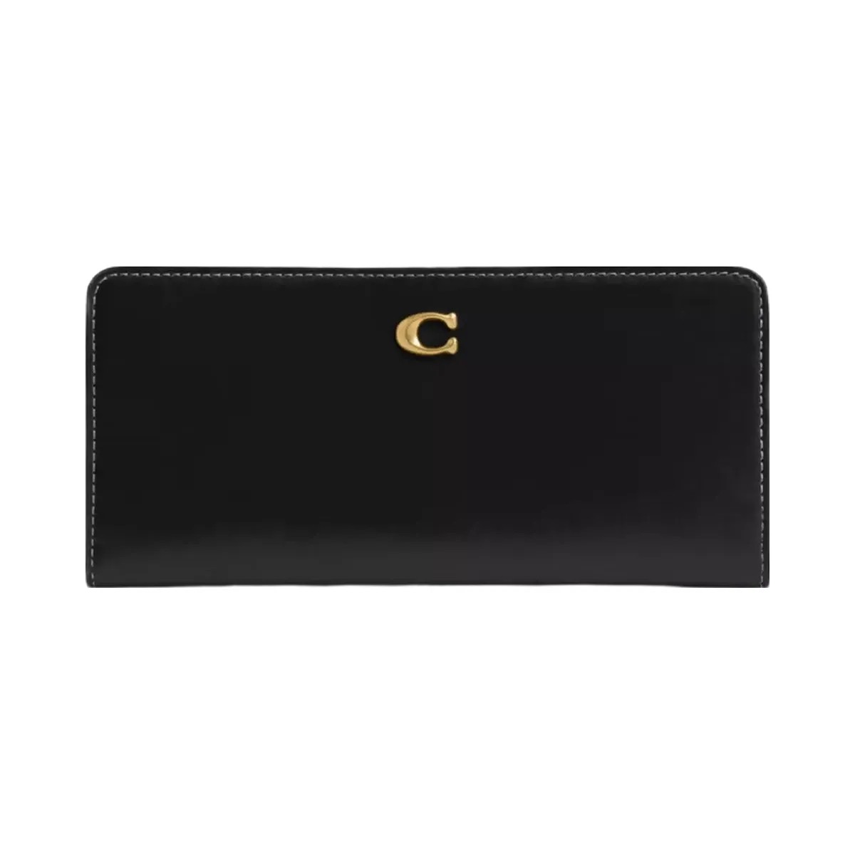 Coach Essential Slim Wallet in Brass Black - HypeFly India View 1