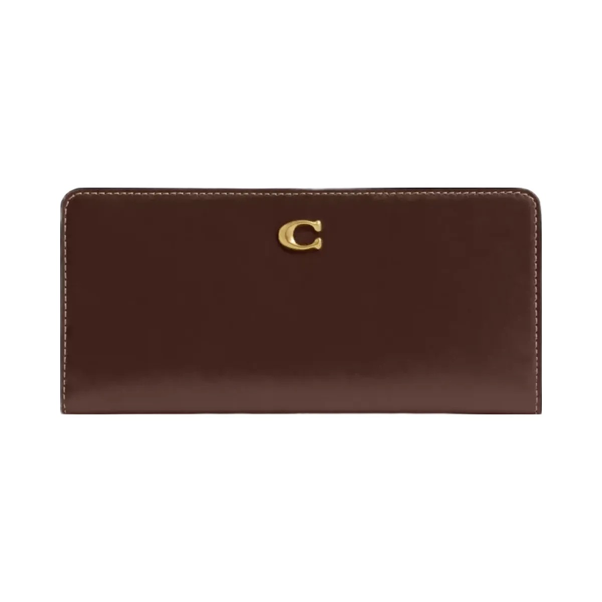 Coach Essential Slim Wallet in Brass Maple - HypeFly India View 1