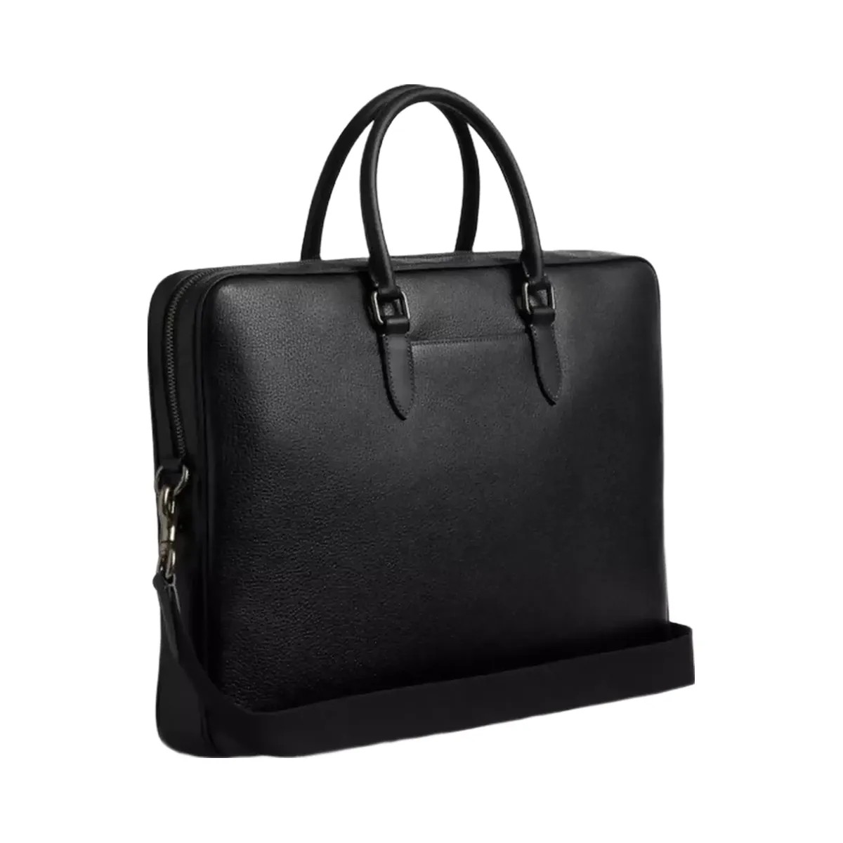Coach Ethan Large Brief in Gunmetal Black - HypeFly India View 2