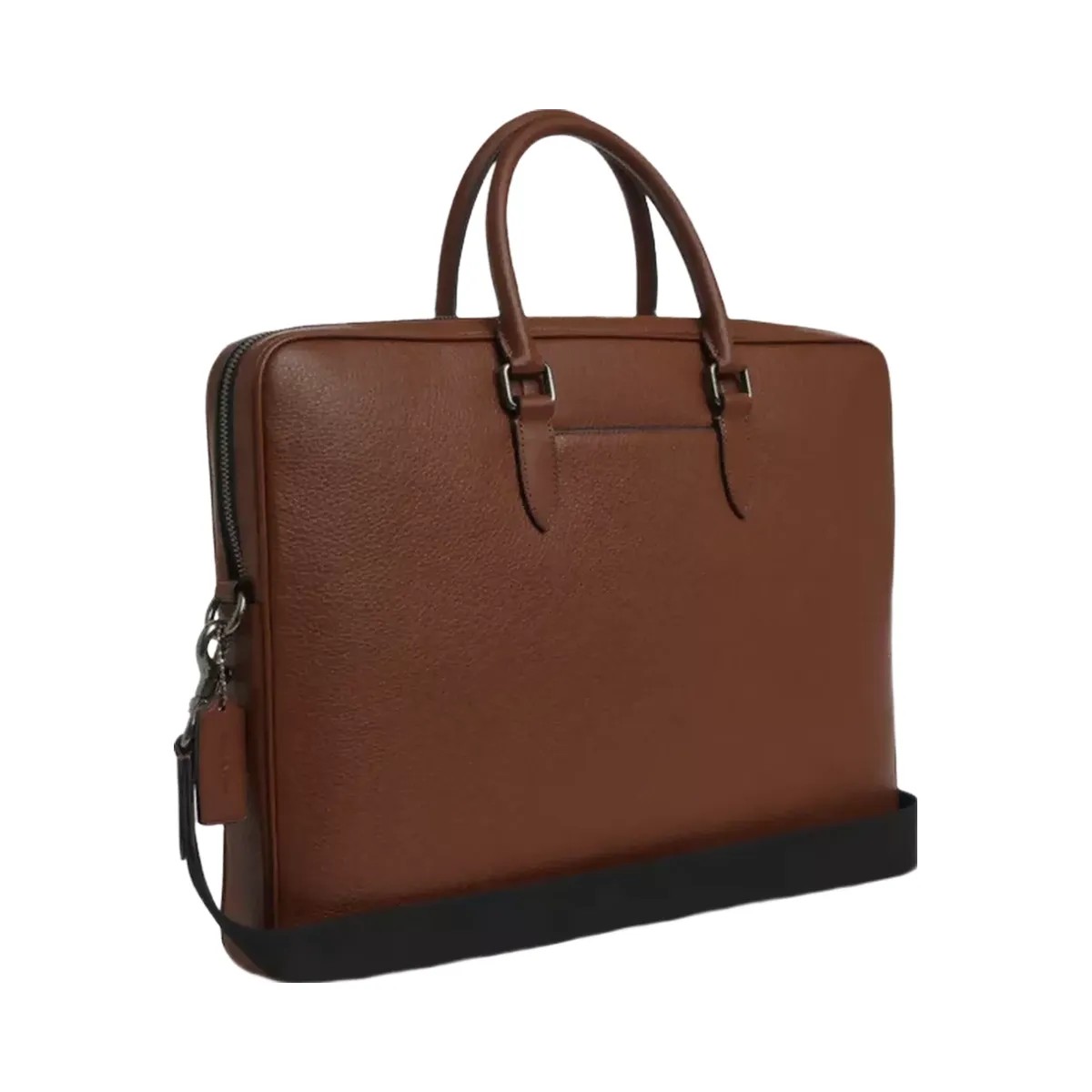 Coach Ethan Large Brief in Gunmetal Saddle - HypeFly India View 2