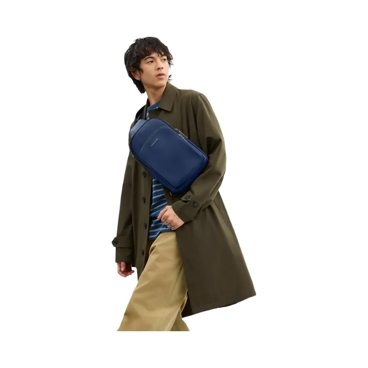 Coach Ethan Pack in Gunmetal Deep Blue - HypeFly India View 5
