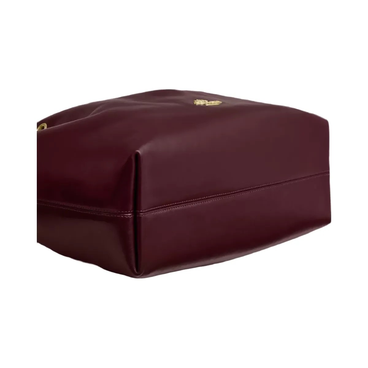 Coach Evelyn Shoulder Bag in Gold Dark Wine - HypeFly India View 5