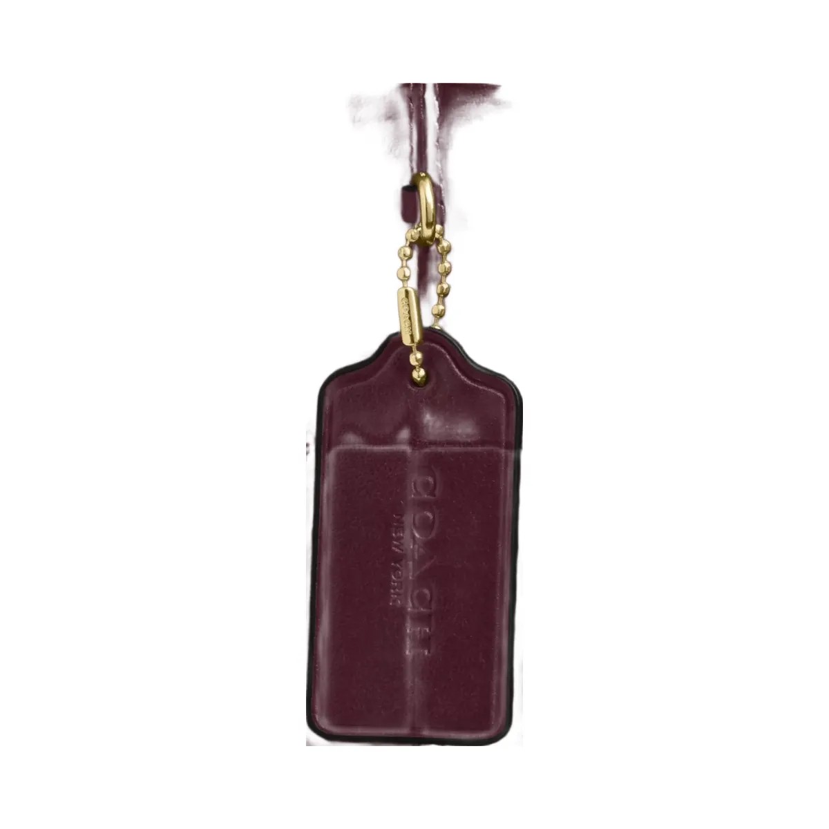 Coach Evelyn Shoulder Bag in Gold Dark Wine - HypeFly India View 6