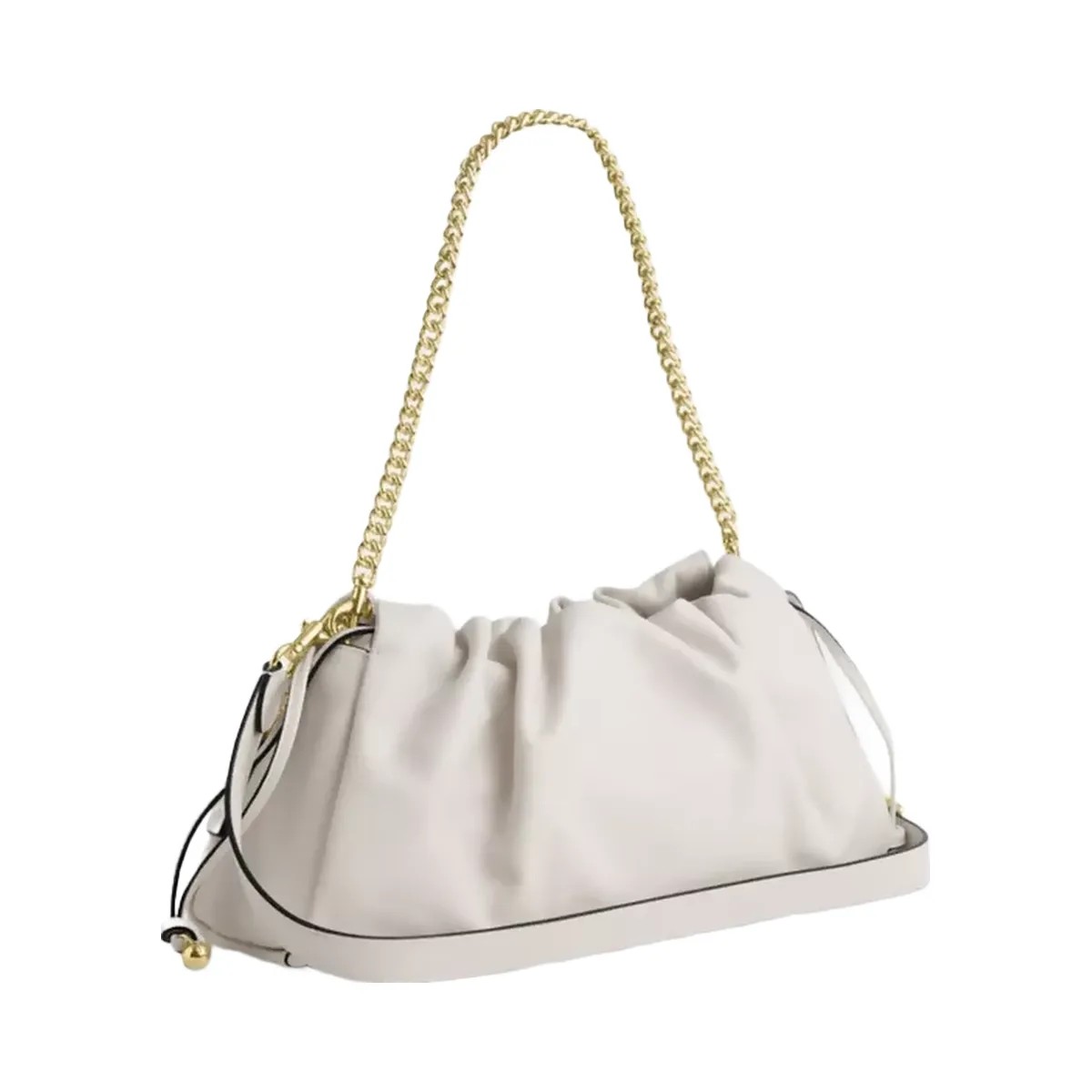 Coach Faye Large Shoulder Bag in Gold Chalk - HypeFly India View 2