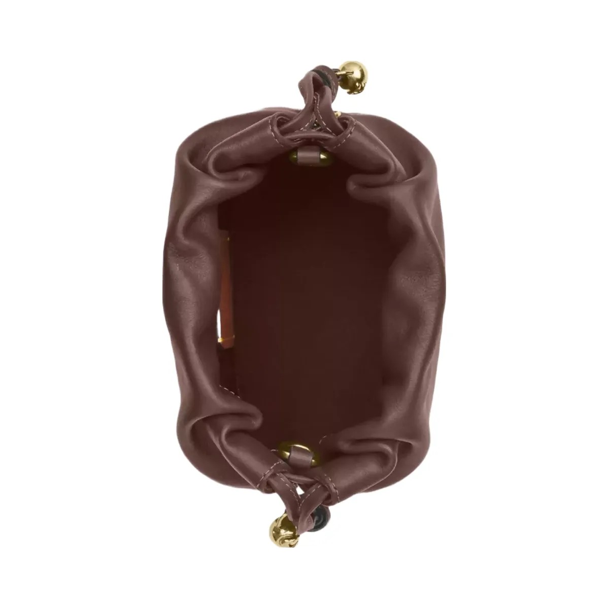 Coach Faye Mini Drawstring Bag in Gold Maple - HypeFly India View 5