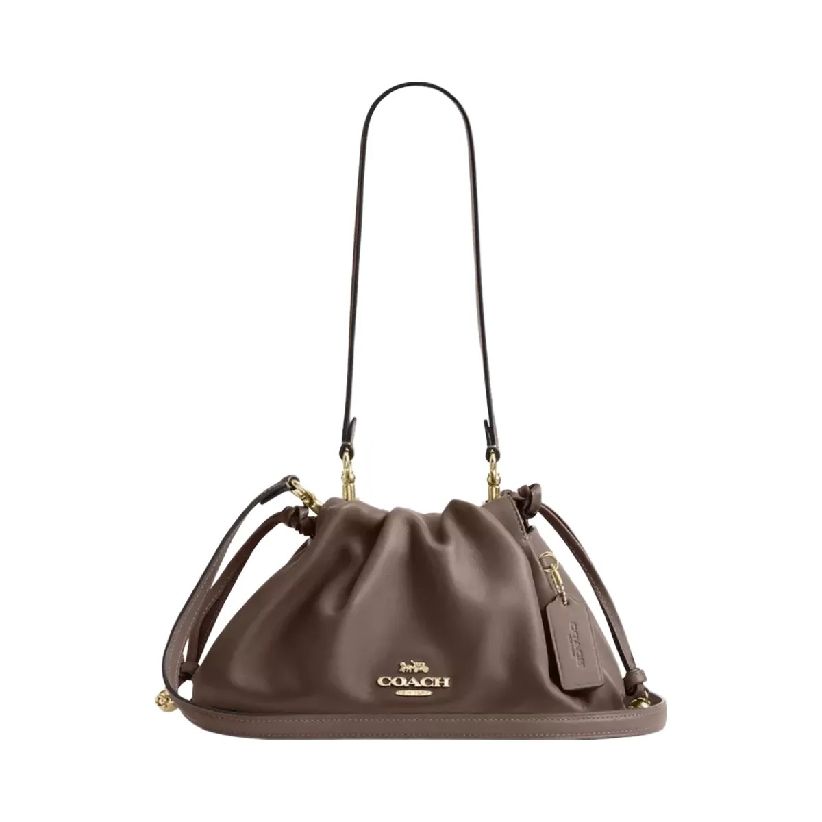 Coach Faye Shoulder Bag in Gold Dark Stone - HypeFly India View 1