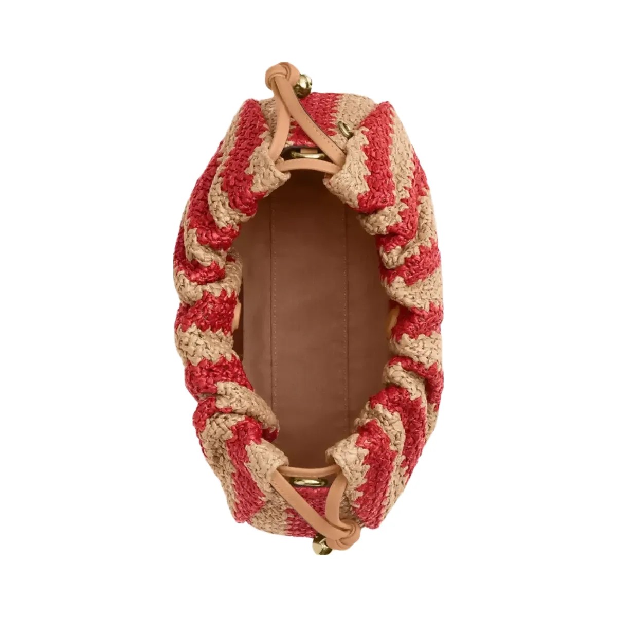 Coach Faye Shoulder Bag in Gold Red Tan - HypeFly India View 4