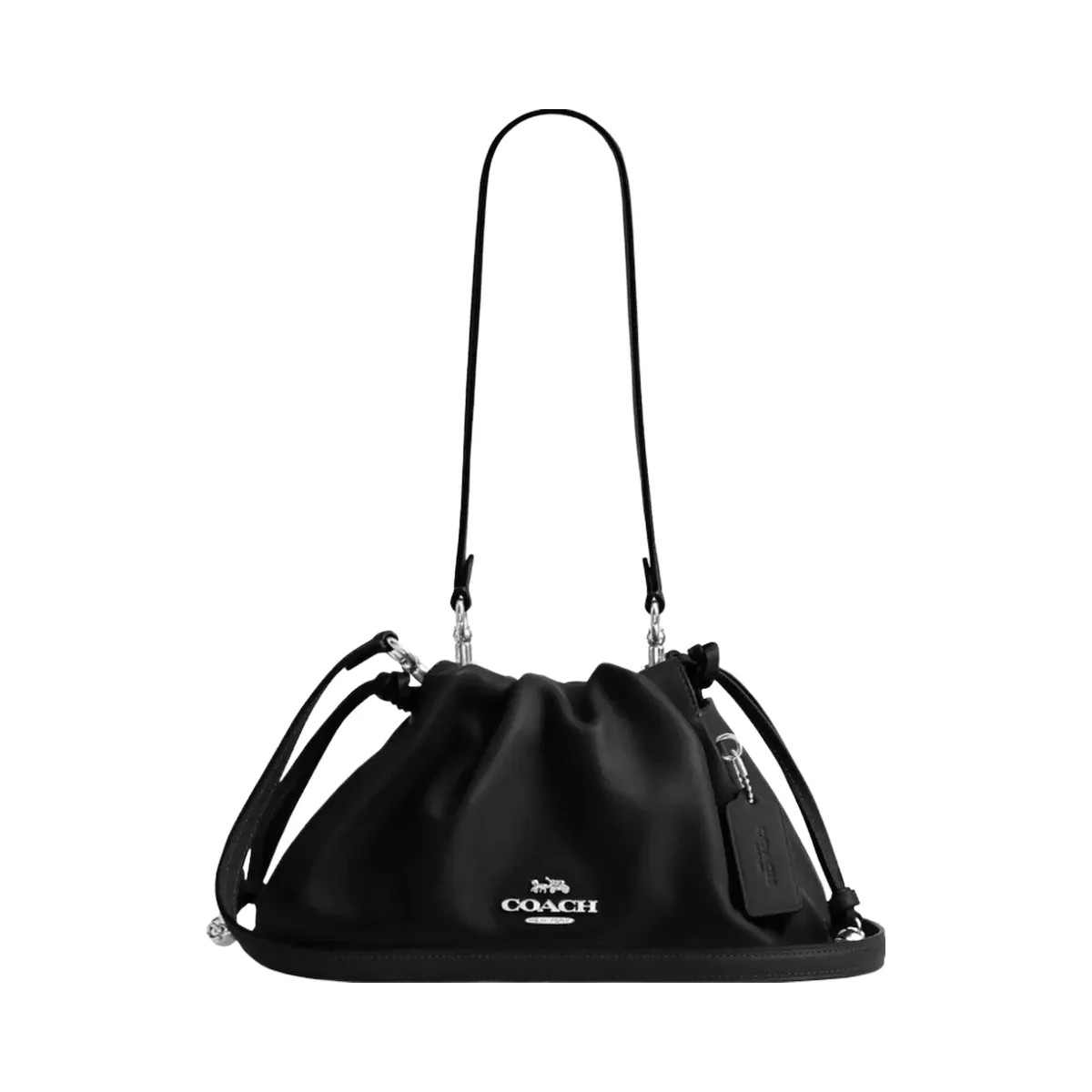 Coach Faye Shoulder Bag in Silver Black - HypeFly India View 1