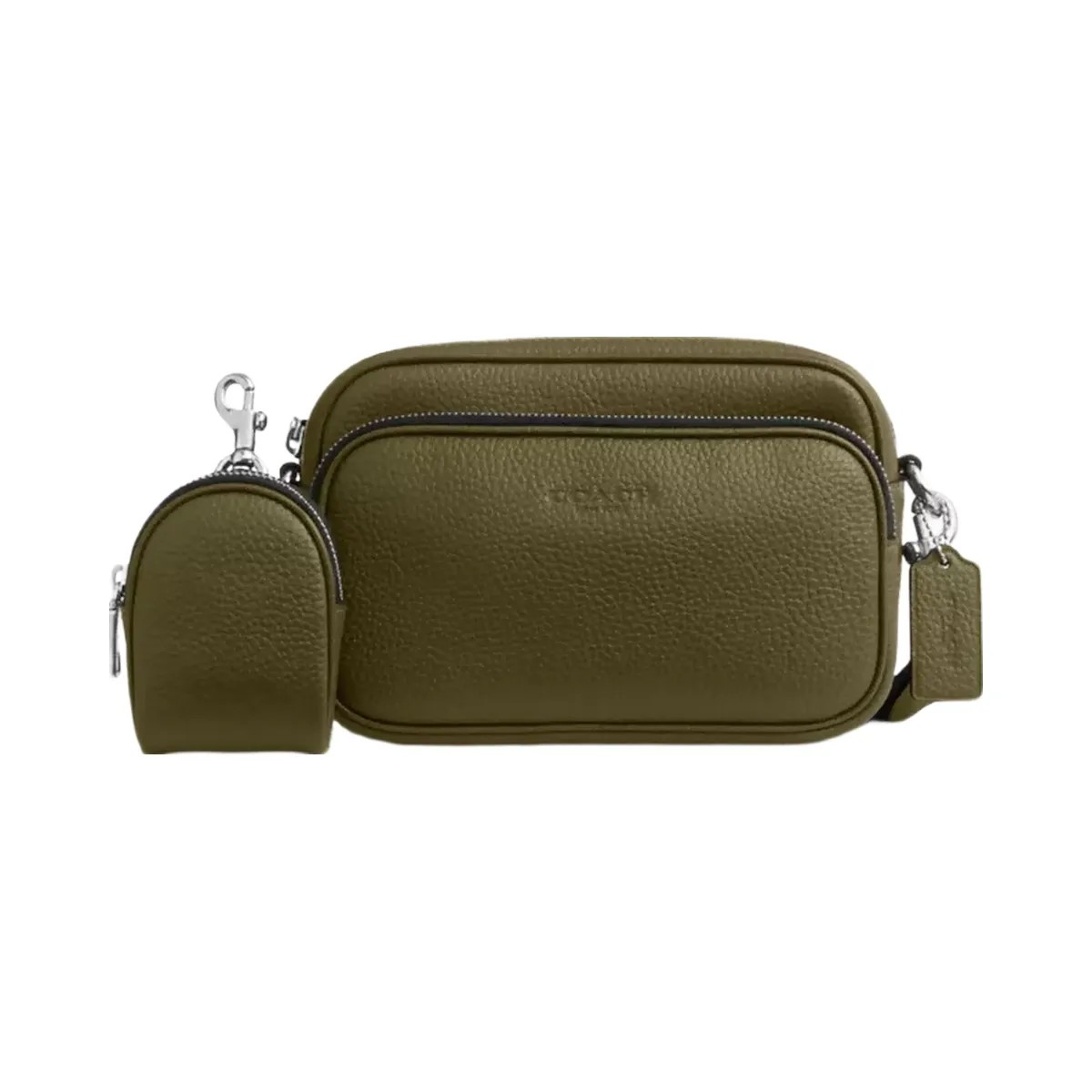 Coach Finlay Crossbody Bag in Silver Olive - HypeFly India View 1