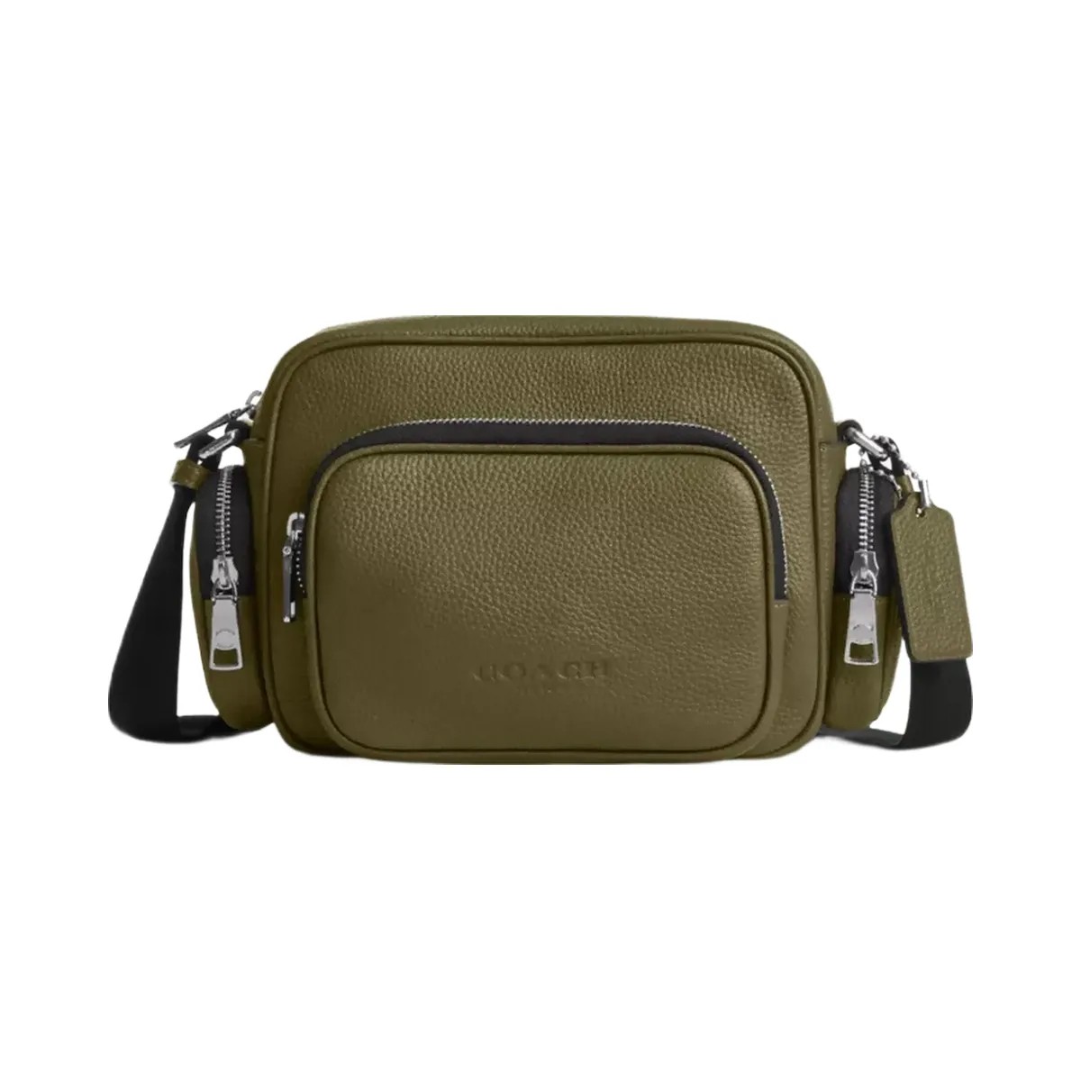Coach Fletcher Crossbody Bag in Silver Olive - HypeFly India View 1