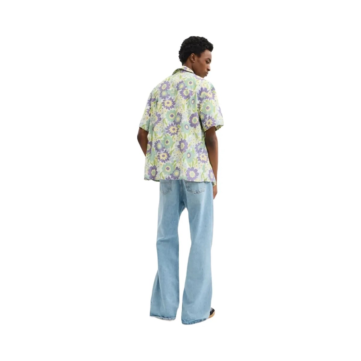 Coach Floral Camp Shirt Purple Floral - HypeFly India View 3