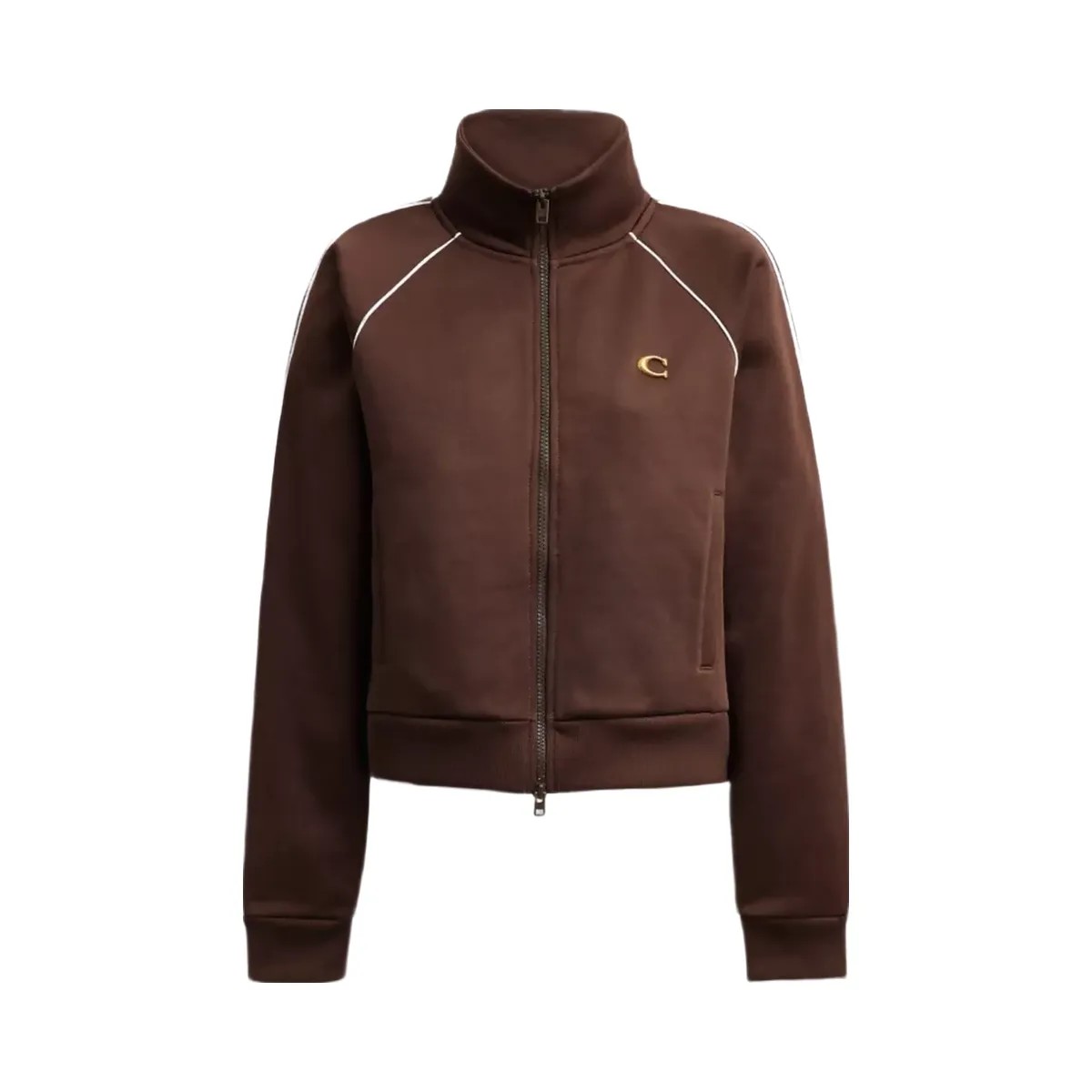 Coach Full Zip Track Jacket in Brown - HypeFly India View 1