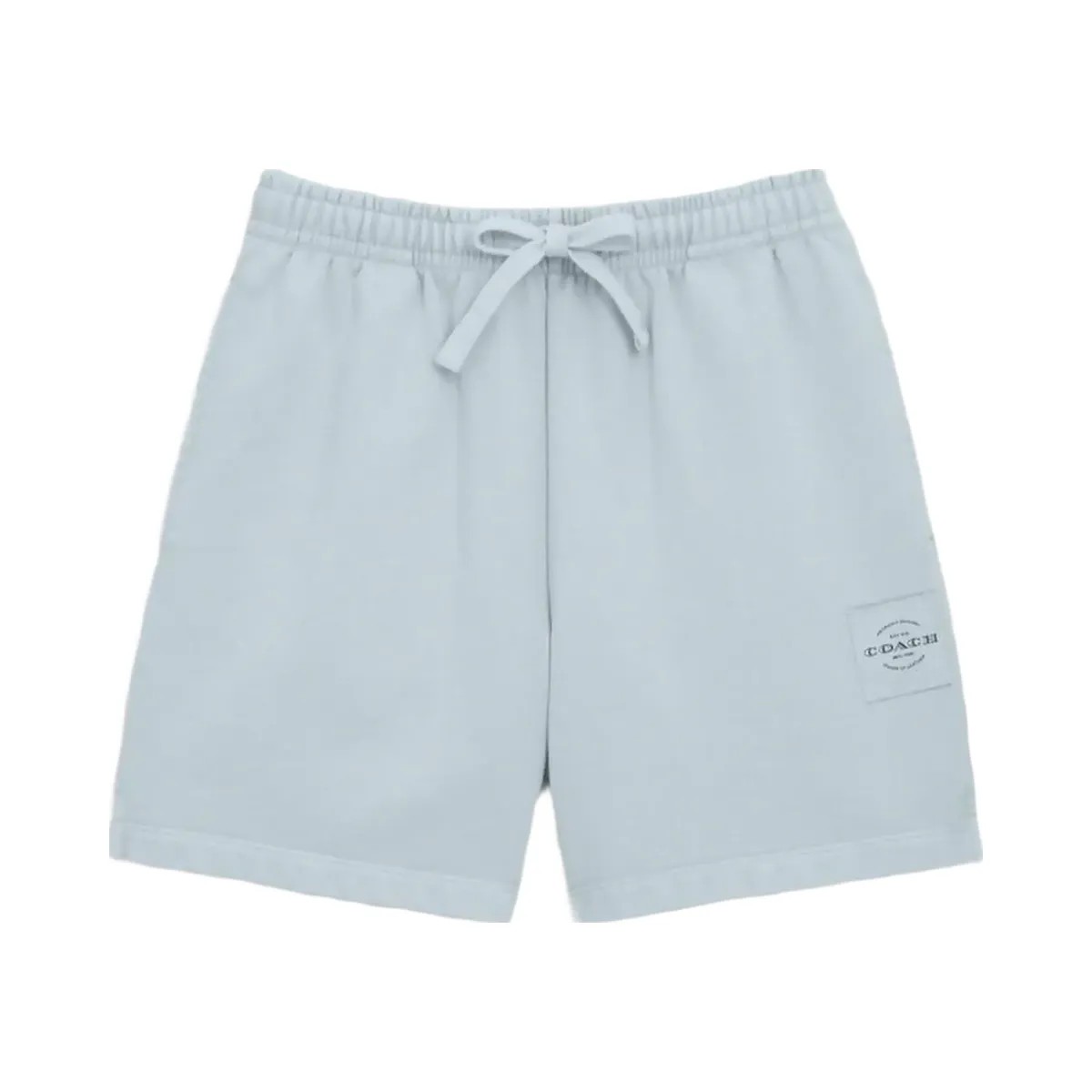 Coach Garment Dye Track Shorts Dusty Blue - HypeFly India View 1