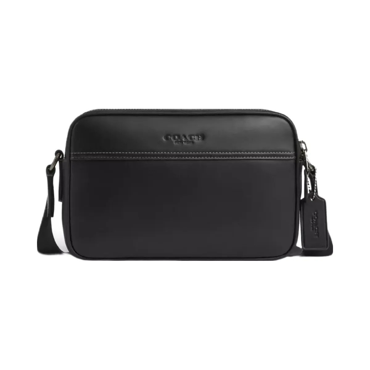 Coach Graham Crossbody Bag in Gunmetal Black - HypeFly India View 1
