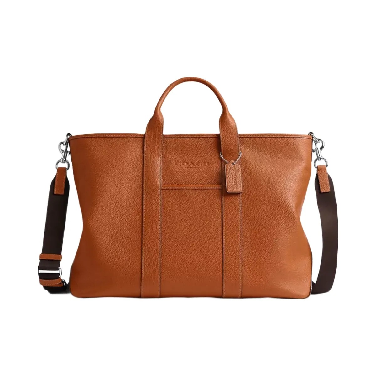 Coach Grayson Tote Bag in Silver Amber Brown - HypeFly India View 1