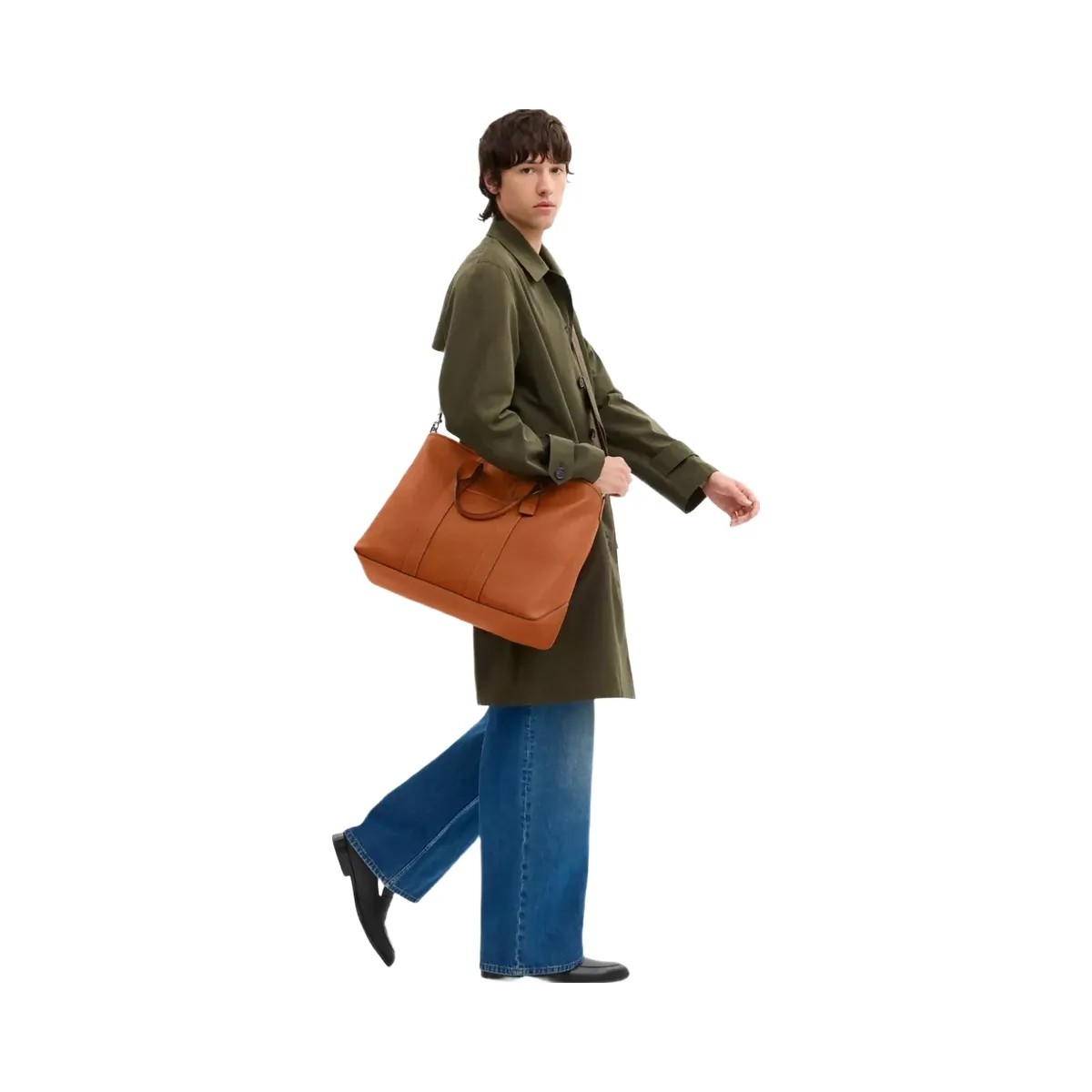 Coach Grayson Tote Bag in Silver Amber Brown - HypeFly India View 5